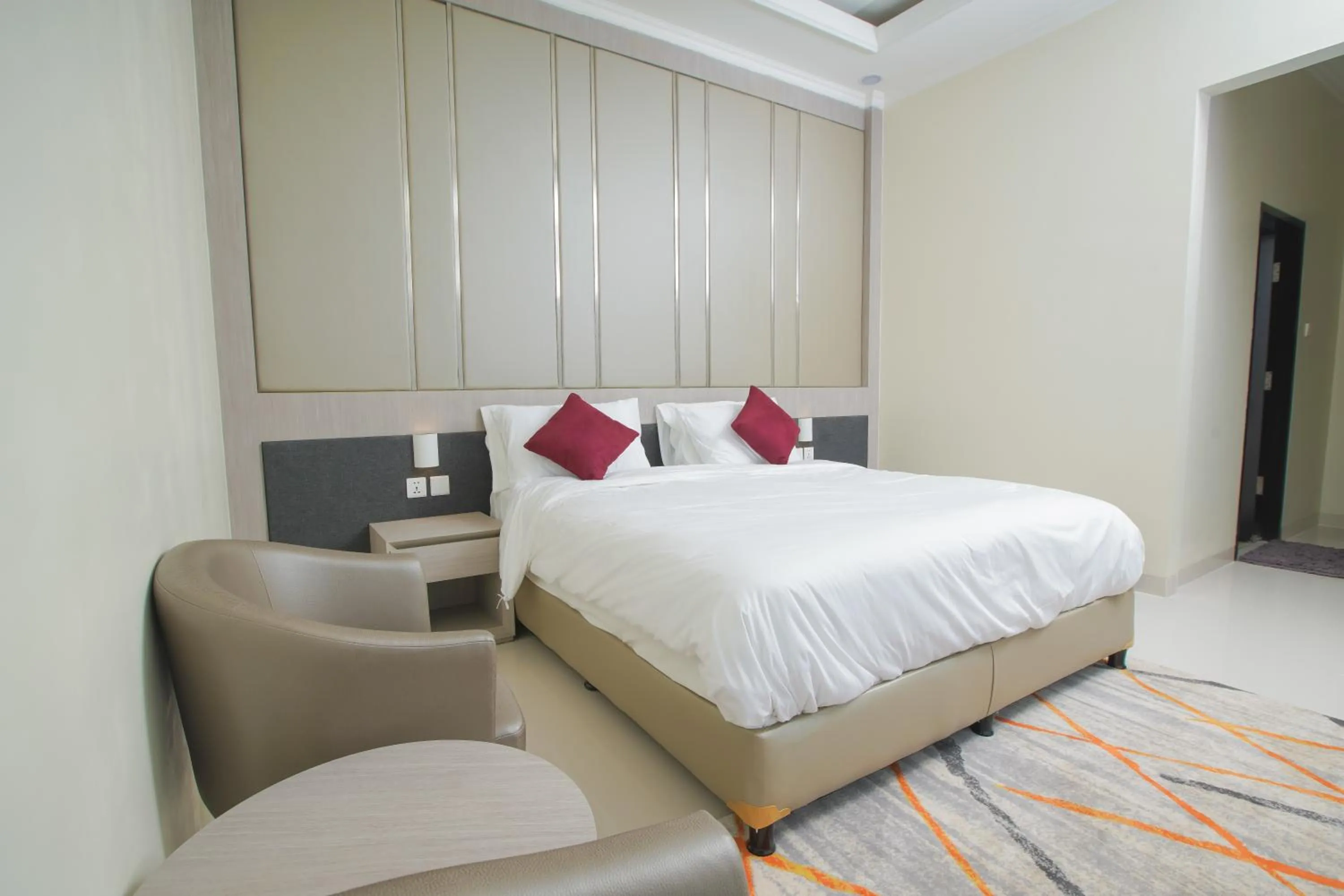 Bed in Nirvana Villas Puncak