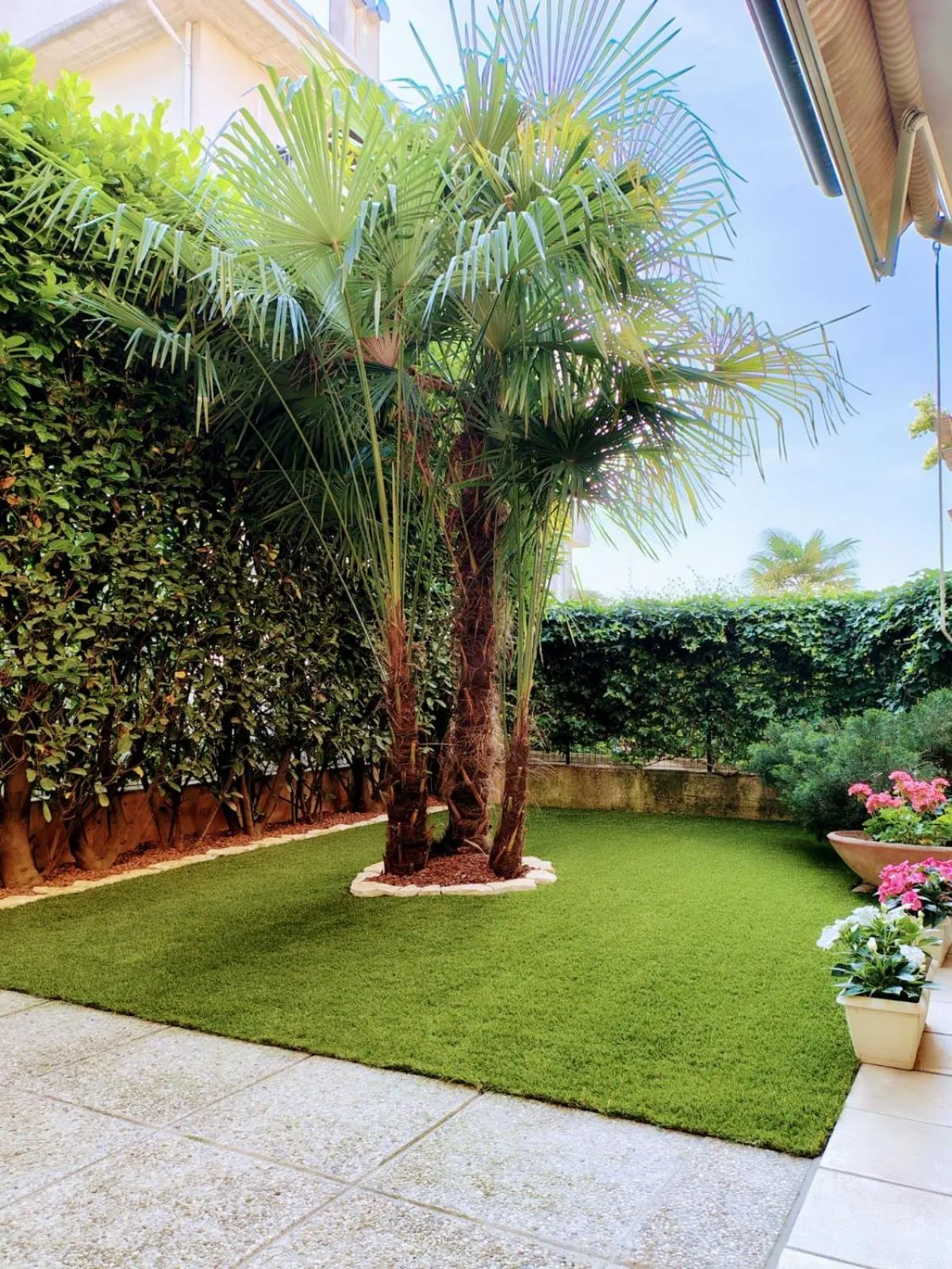 Garden in B&B La Delice