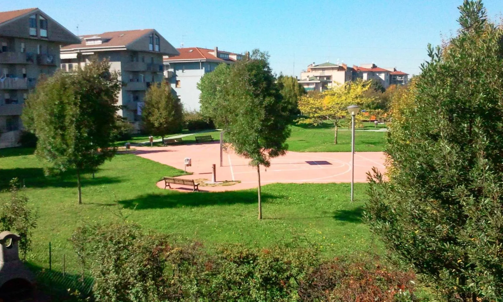 Garden view in B&B La Delice