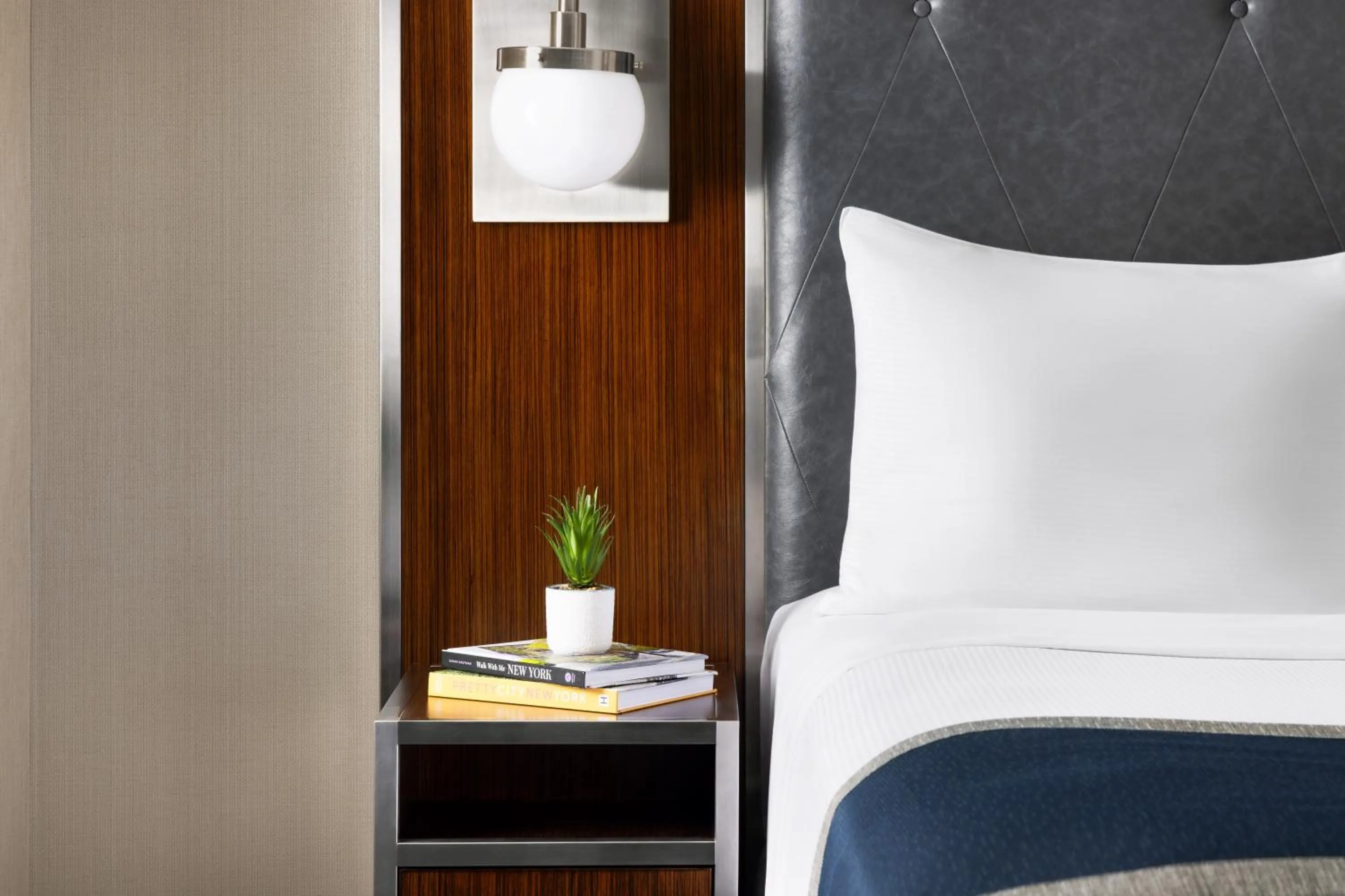 Living room, Bed in New Yorker by Lotte Hotels