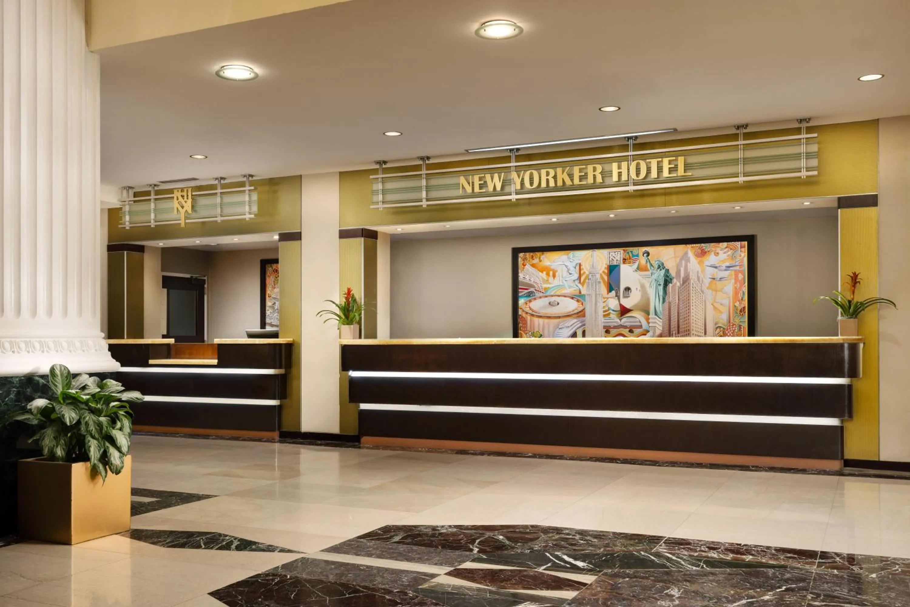 Lobby or reception in New Yorker by Lotte Hotels