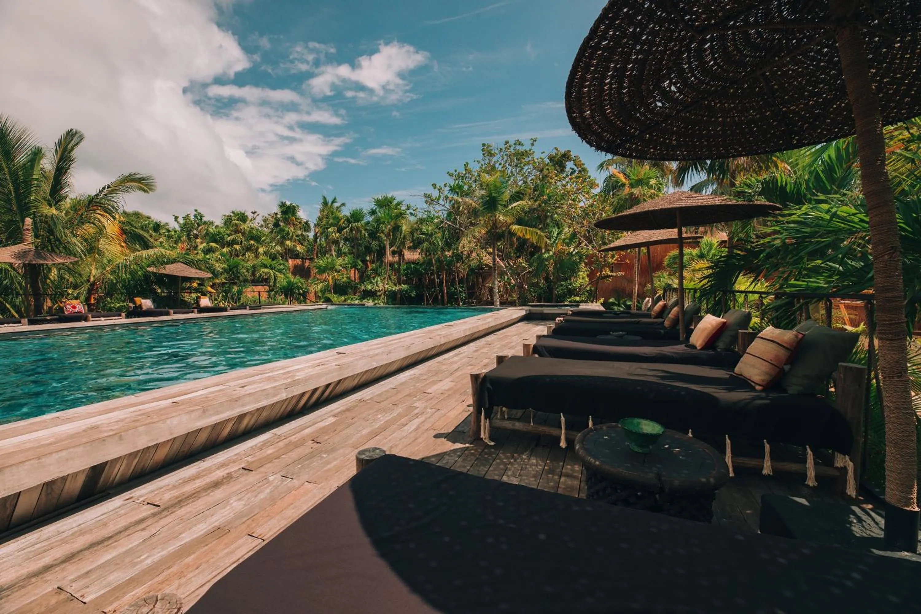 Pool view in Radhoo Tulum
