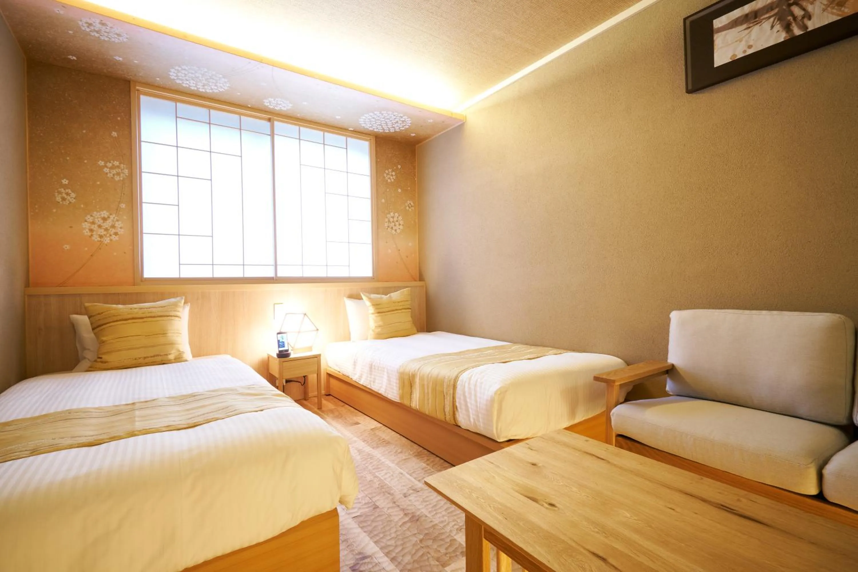 Bed in プライベートホテル 四季の彩