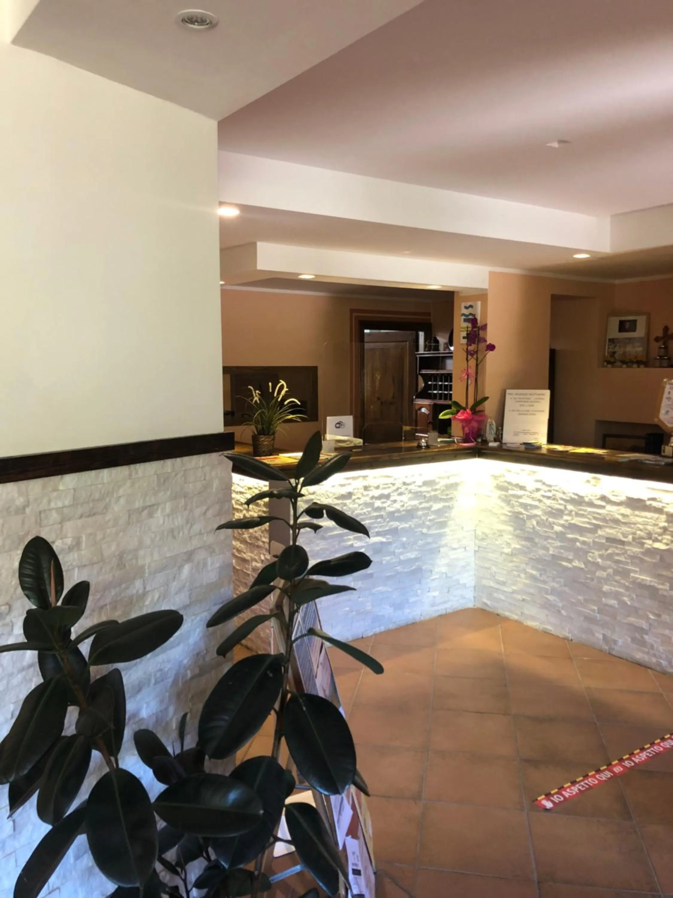Lobby or reception in Hotel Campo Felice