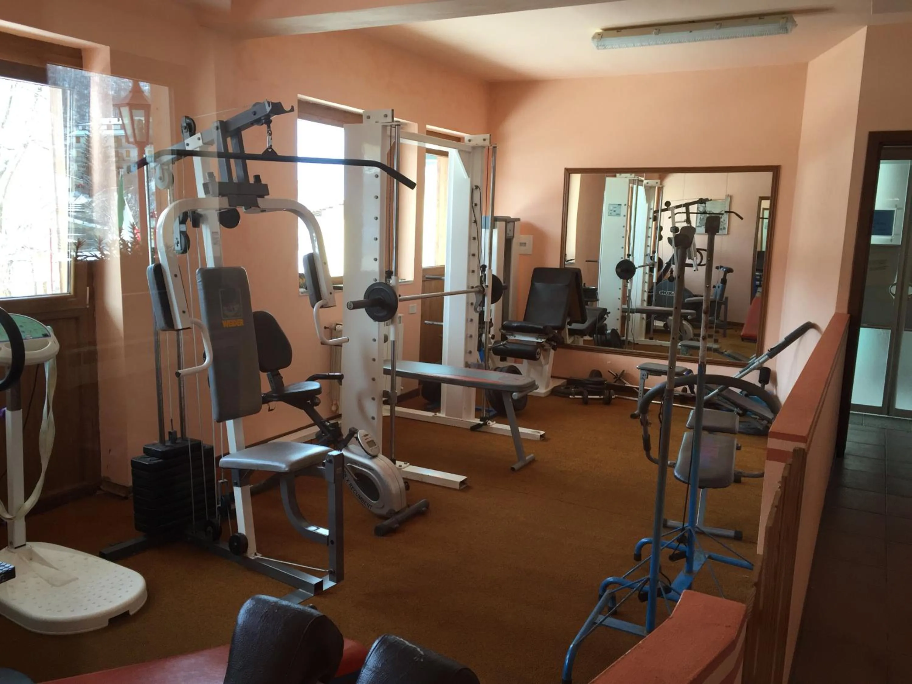 Fitness centre/facilities in Hotel Campo Felice