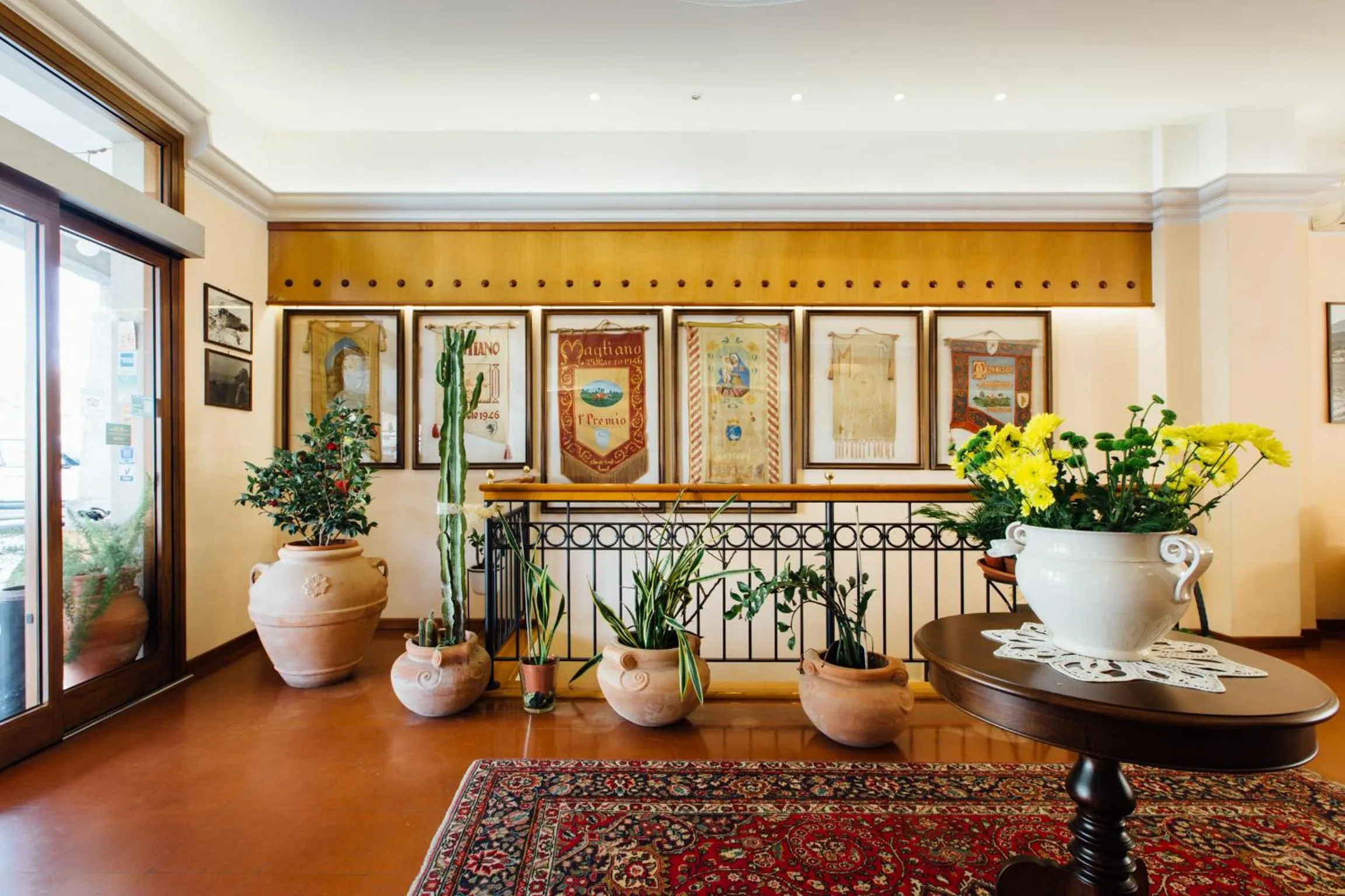 Patio in Hotel Cala Di Forno