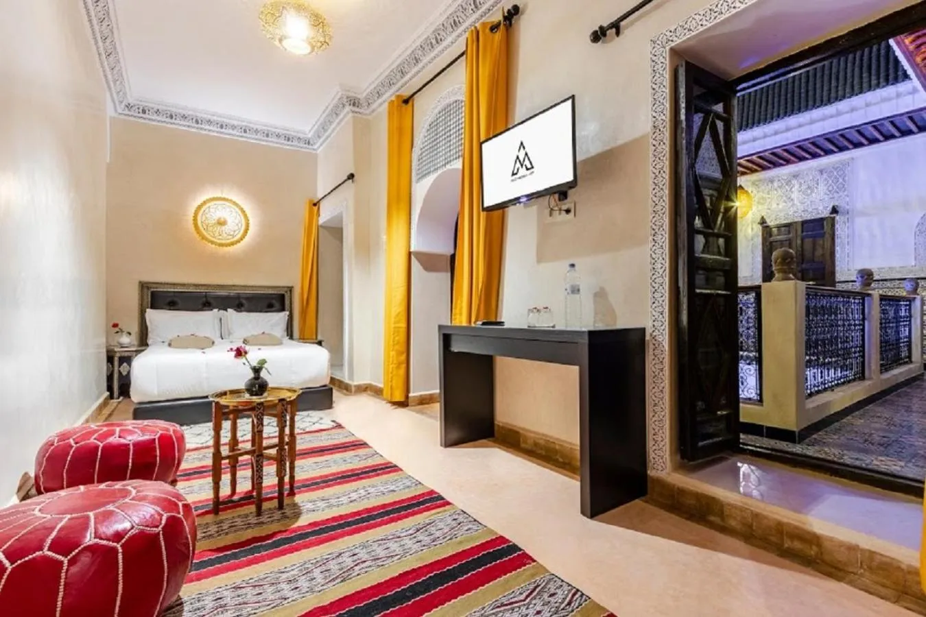 Bedroom, Bed in Riad Medina Art & Suites