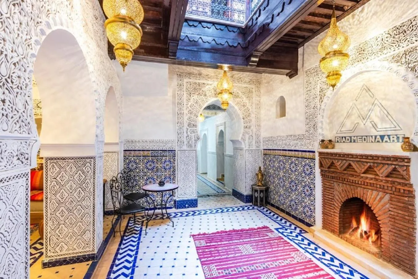 Lobby or reception in Riad Medina Art & Suites
