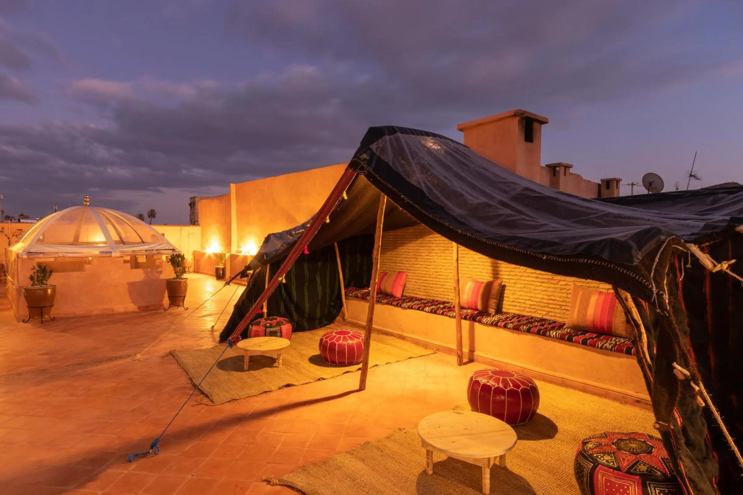 Balcony/Terrace in Riad Medina Art & Suites