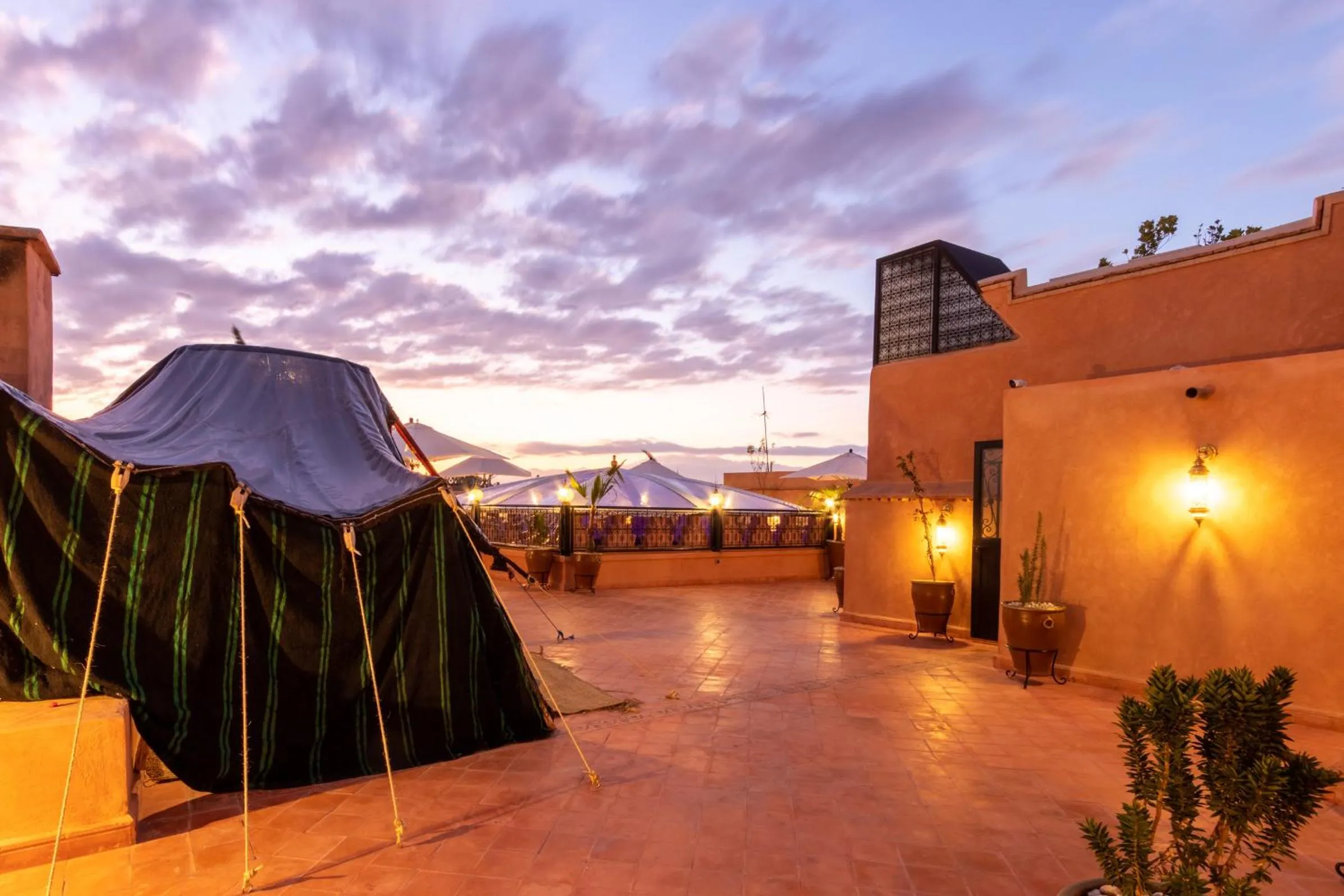 Sunset in Riad Medina Art & Suites
