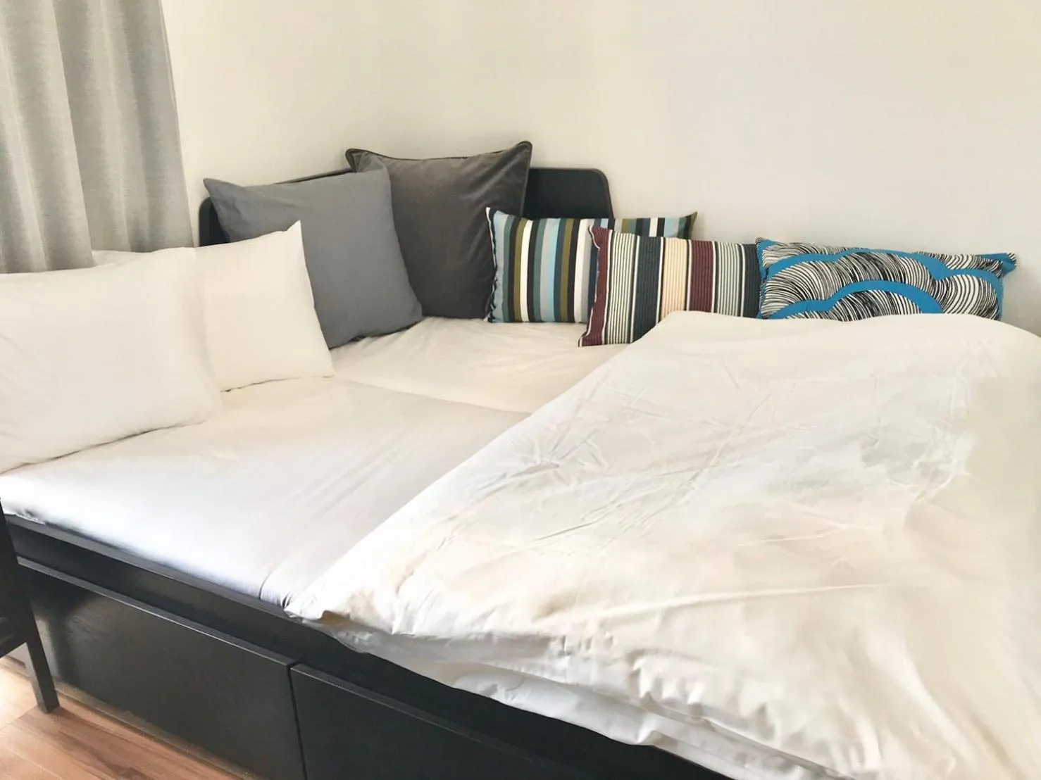 Bed in Local Hakata apartment No8