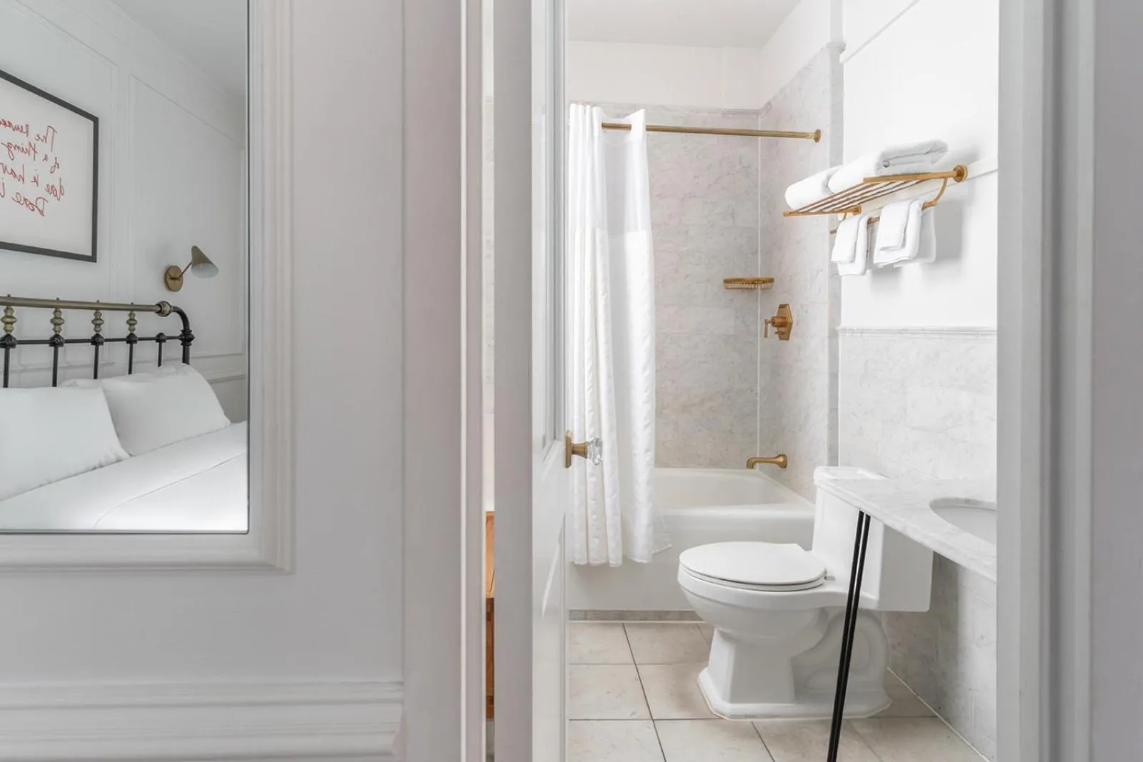 Bathroom in Life Hotel New York