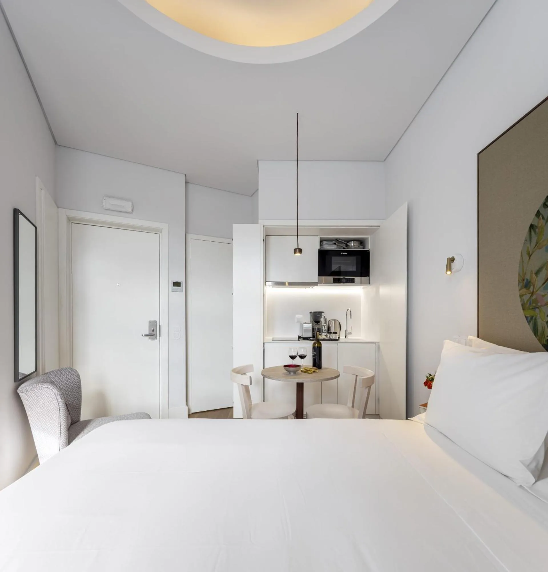 Bedroom, Bed in Lisbon Serviced Apartments - Madalena