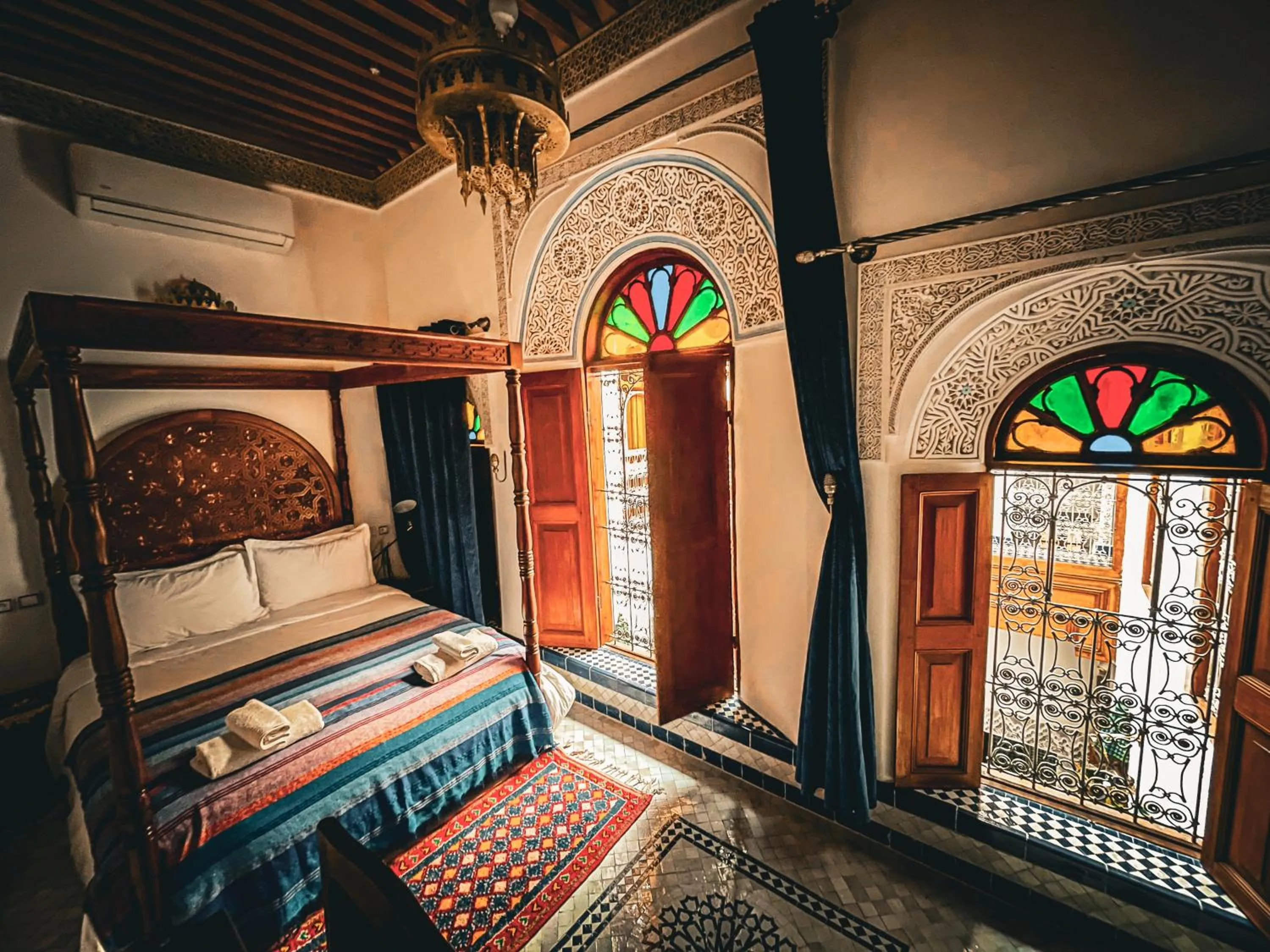 Bed in Riad Rasia