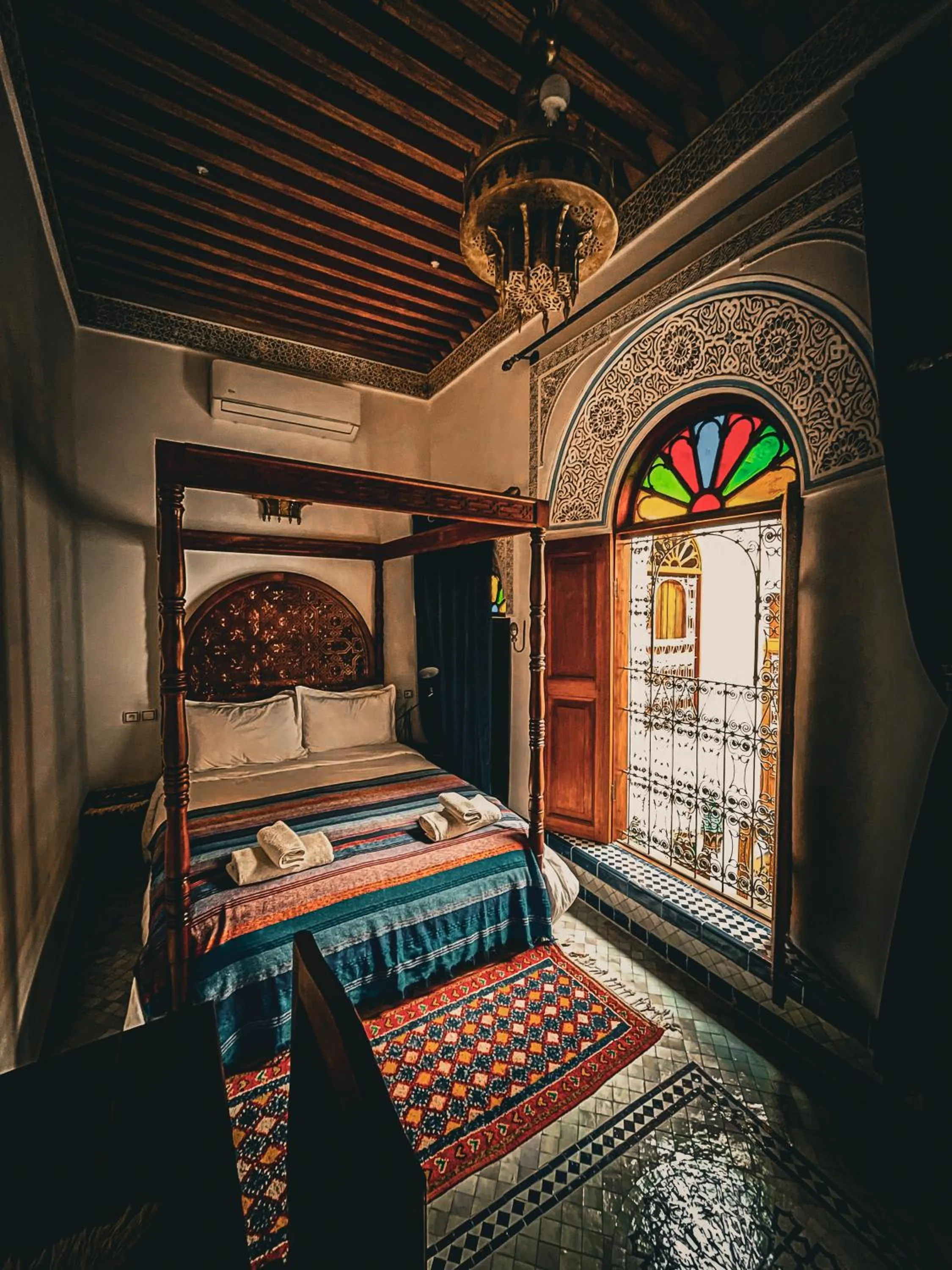 Bed in Riad Rasia