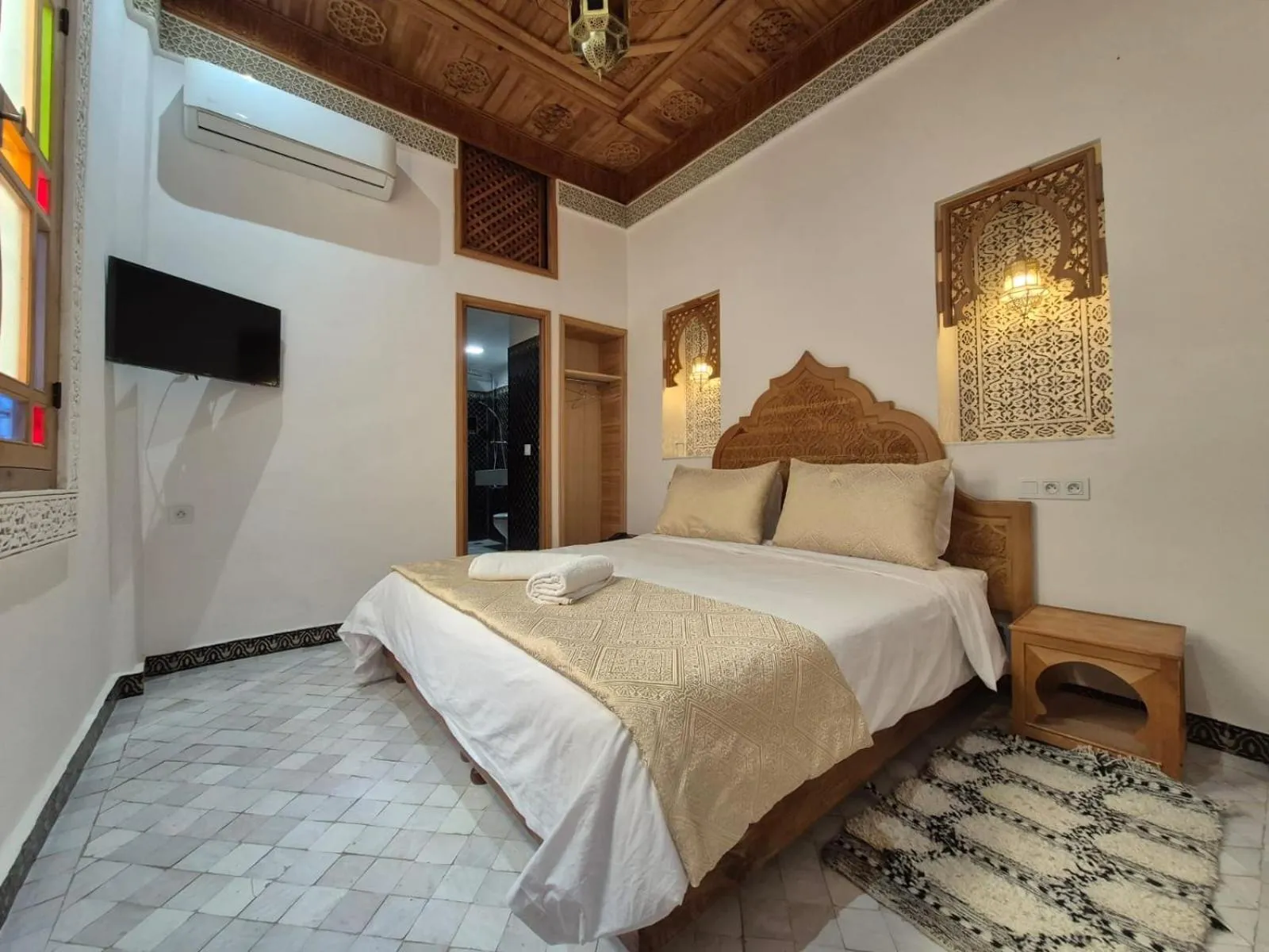 Bedroom, Bed in Riad Rasia