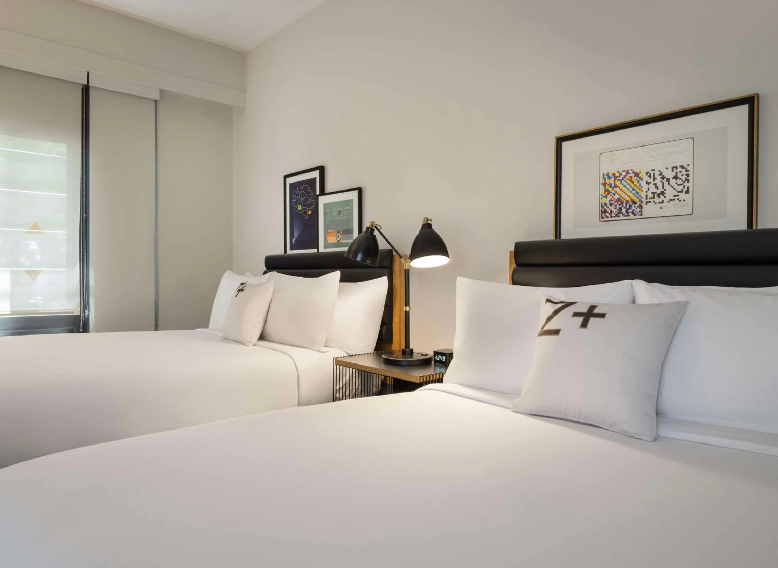 Bed in Freepoint Hotel Cambridge, Tapestry Collection by Hilton