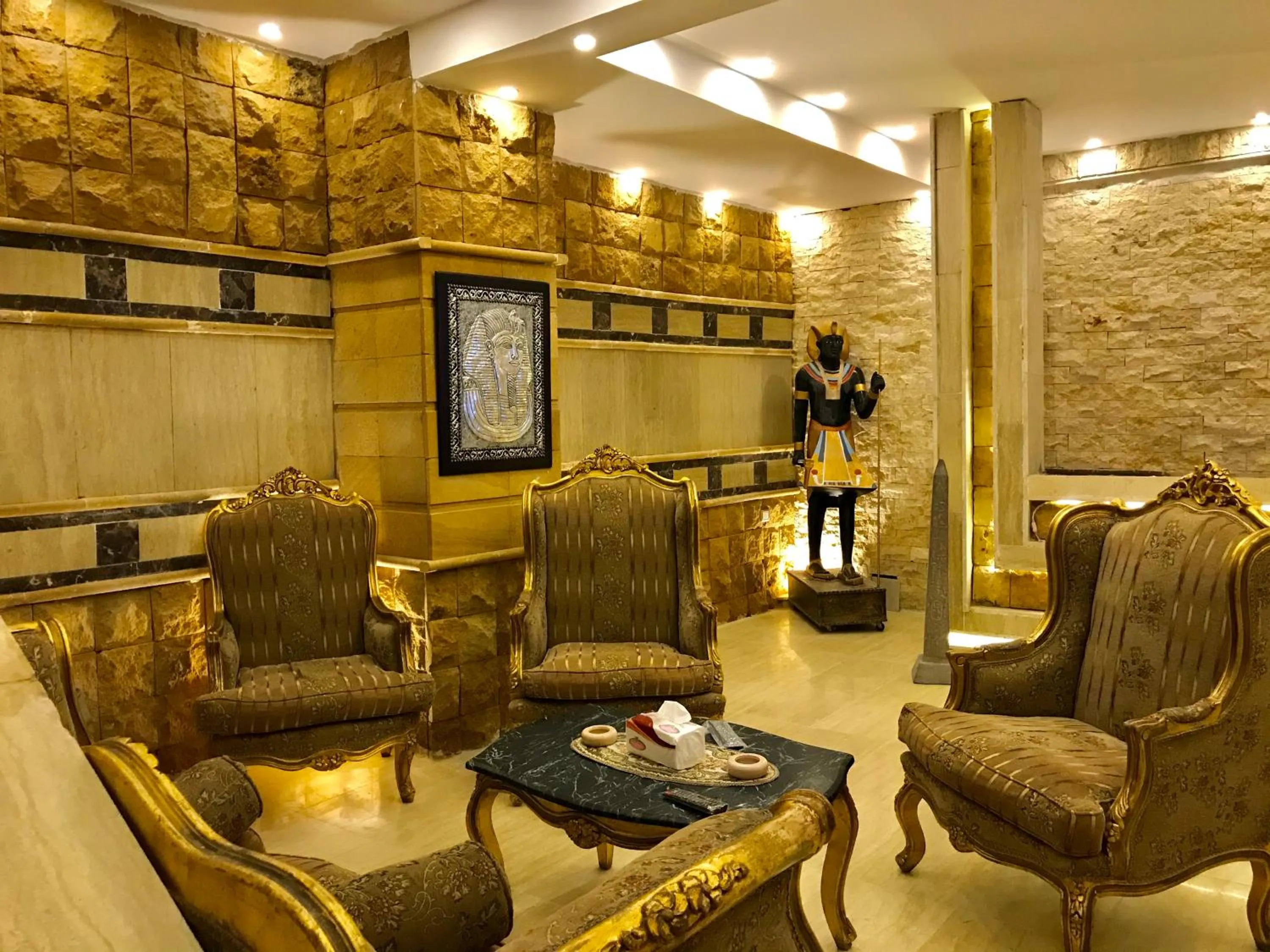 Lobby or reception in Sahara Pyramids Inn