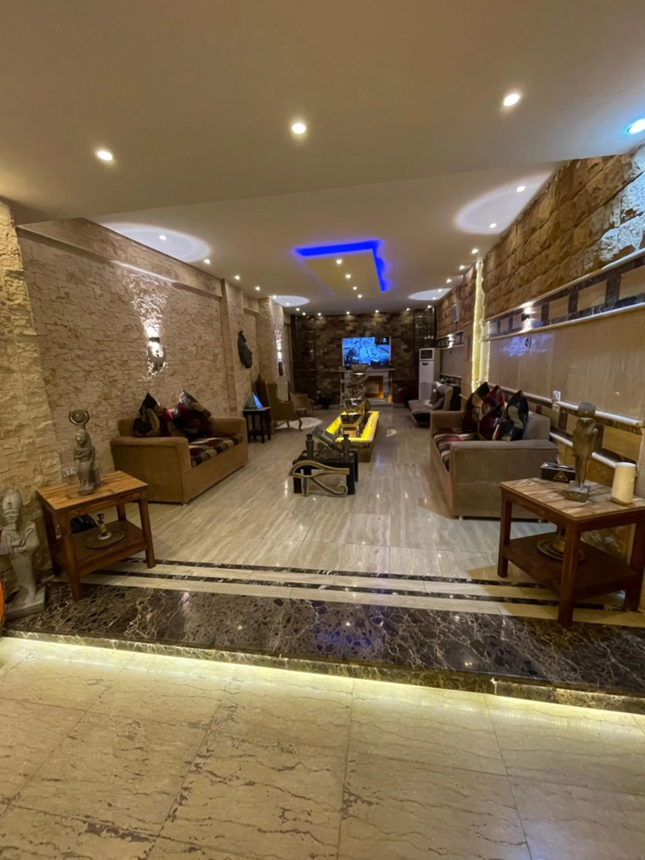 Lobby or reception in Sahara Pyramids Inn