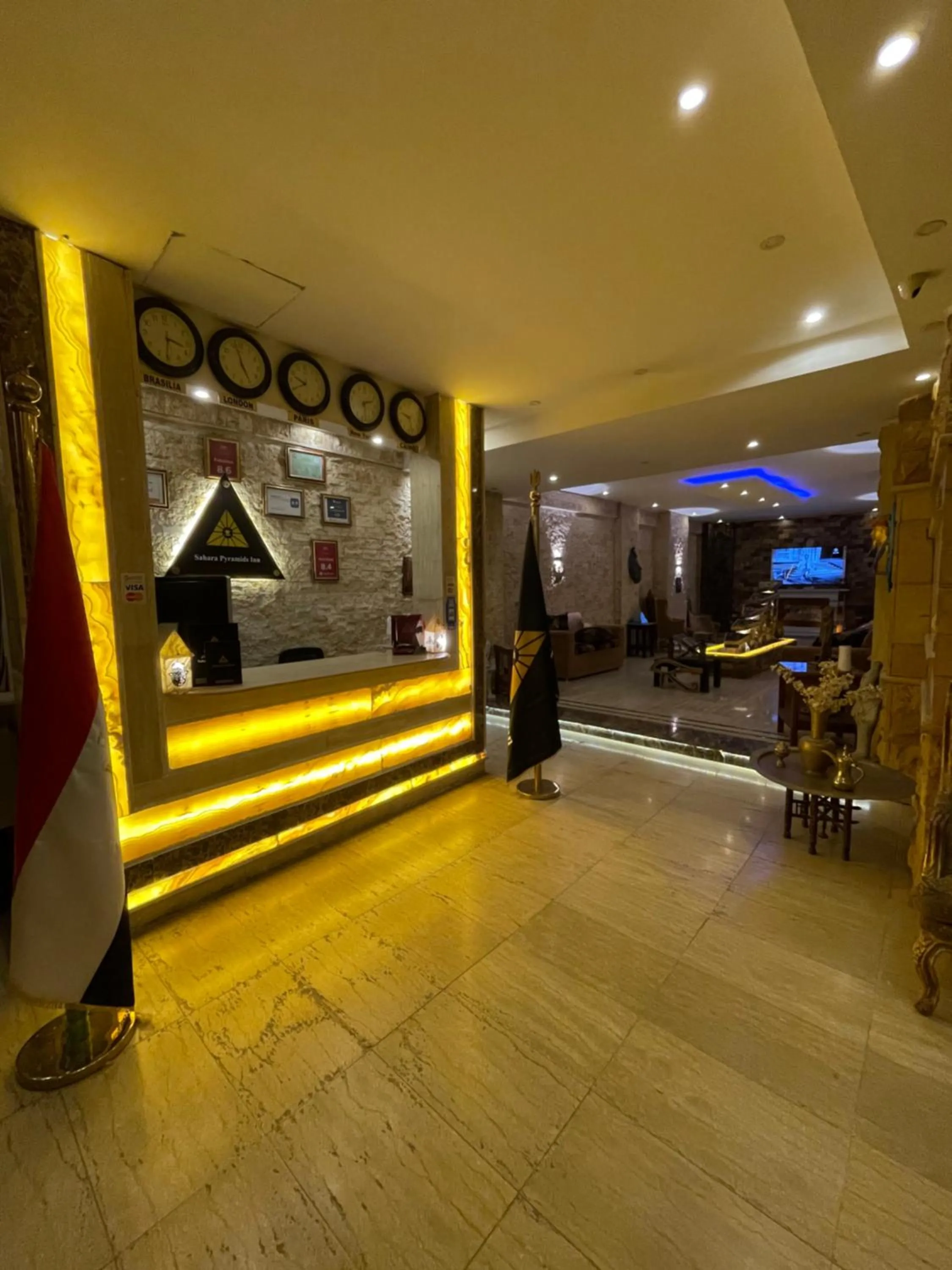 Property building in Sahara Pyramids Inn