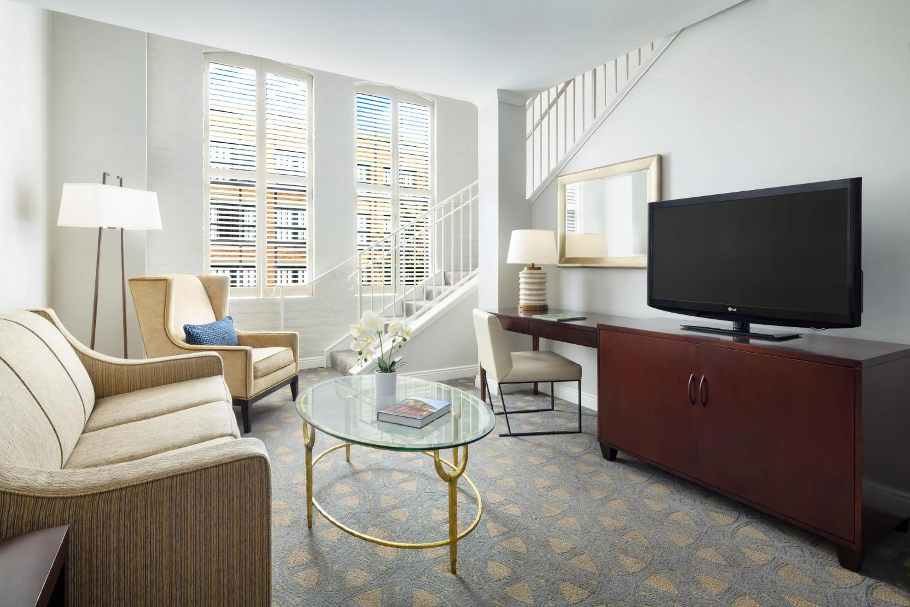 Living room in The Riverfront Hotel New Orleans