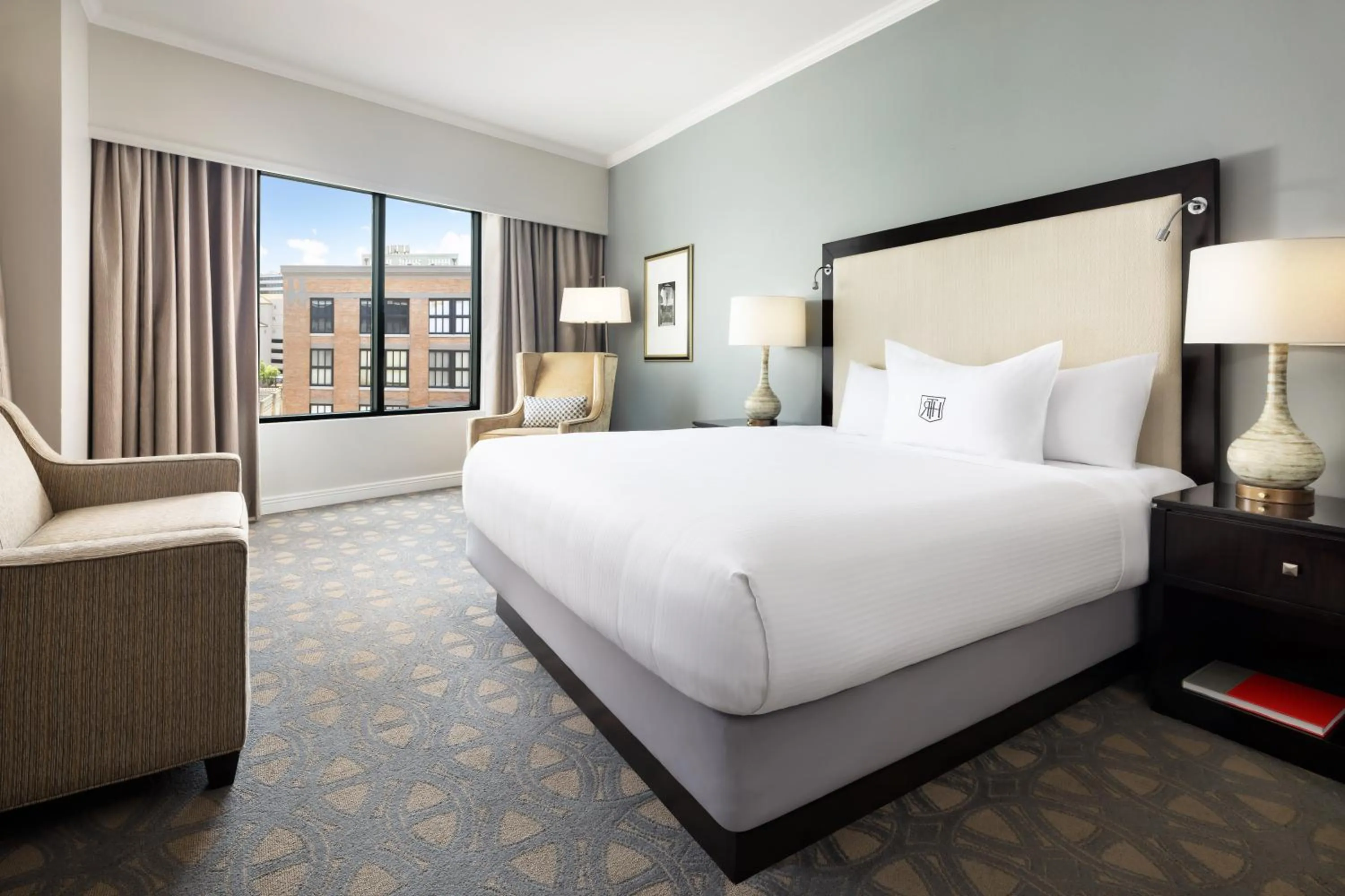 Bedroom, Bed in The Riverfront Hotel New Orleans