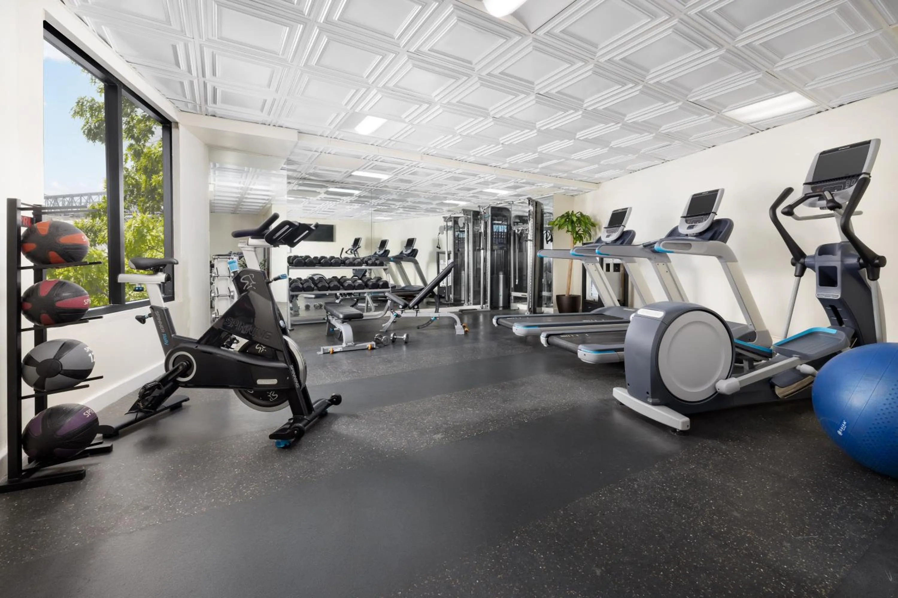 Fitness centre/facilities in The Riverfront Hotel New Orleans