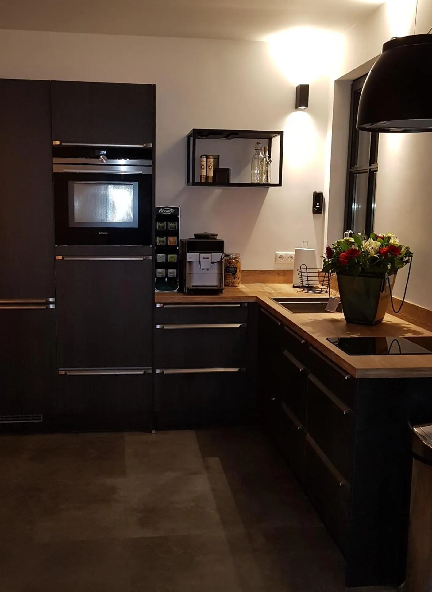 Communal kitchen in B&B La Vita Verde