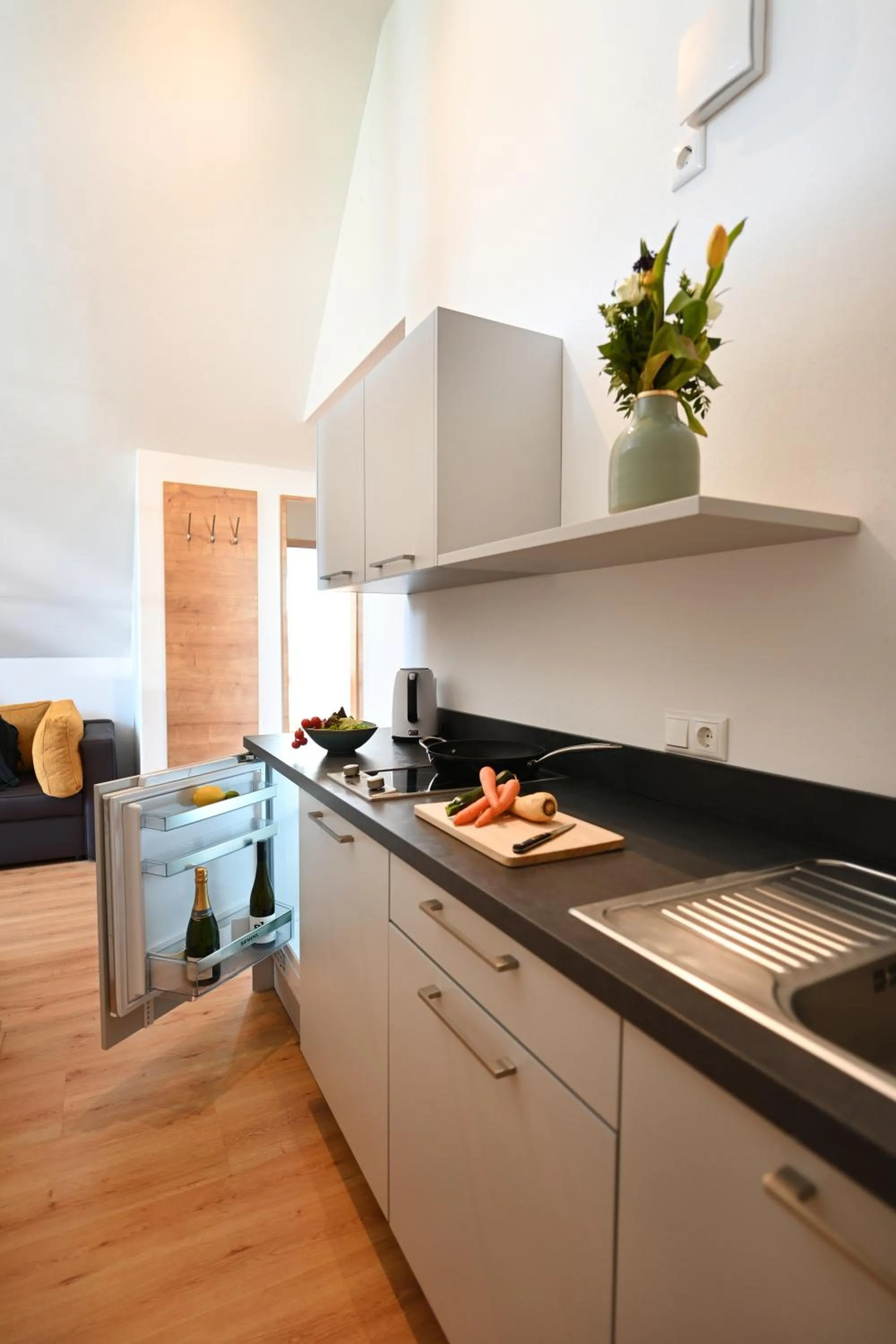 Kitchen or kitchenette in Gasthaus Landbrecht