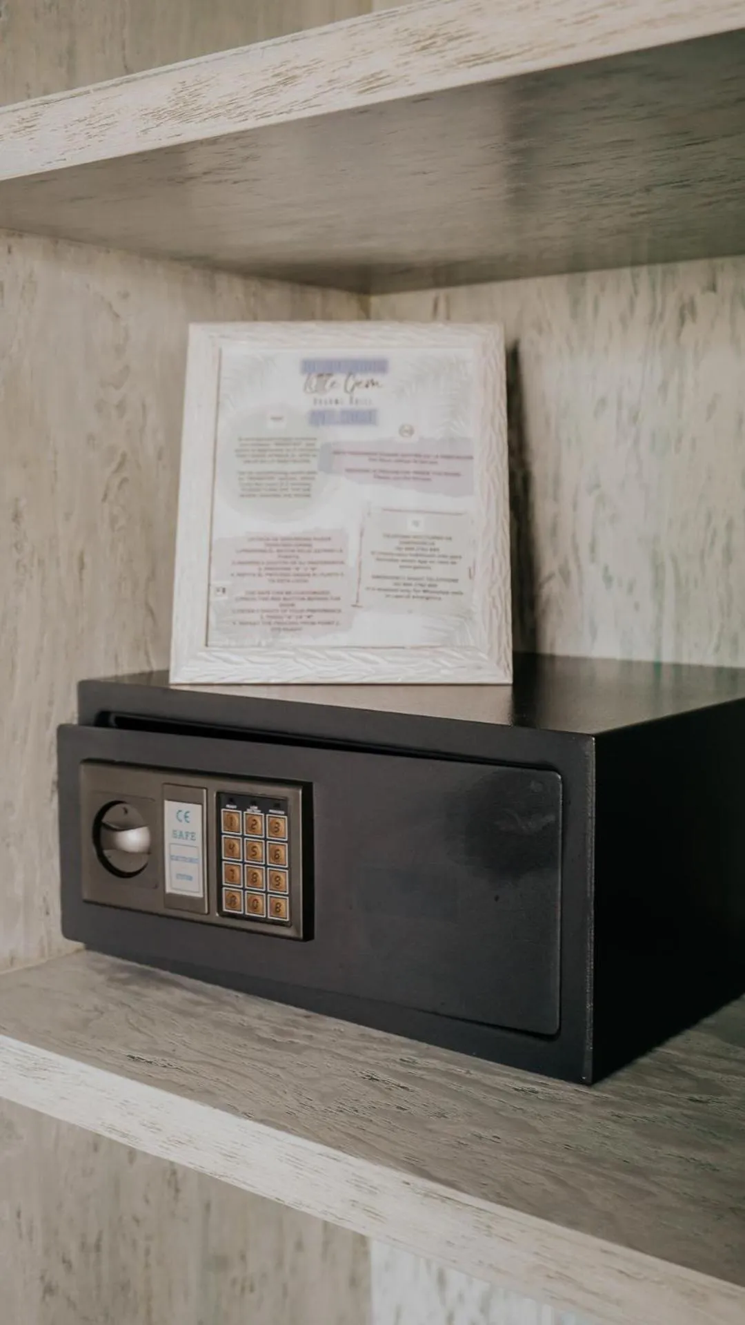 safe in Little Gem Hotel Tulum La Veleta