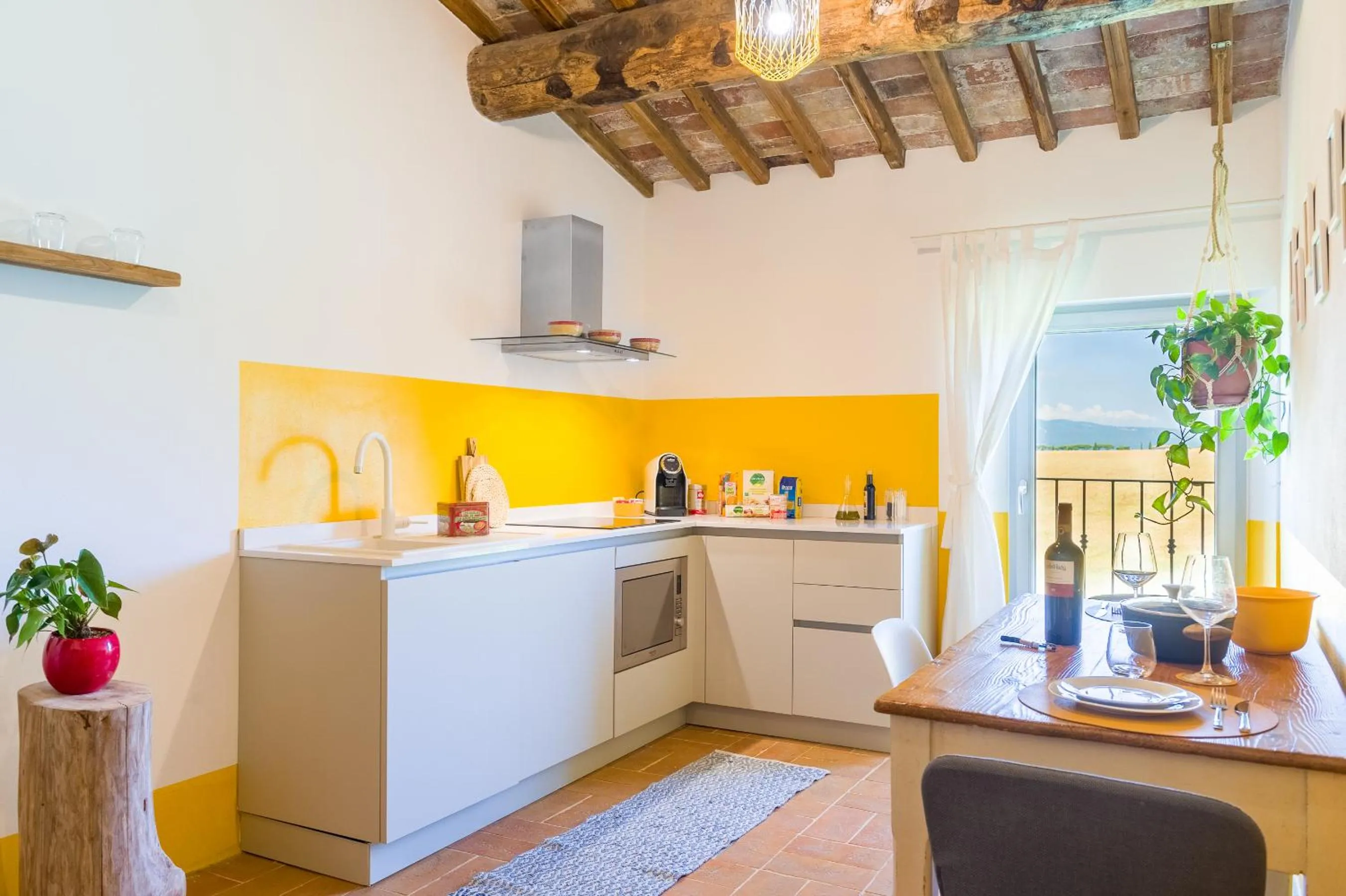 Kitchen or kitchenette in Tenuta La Santissima