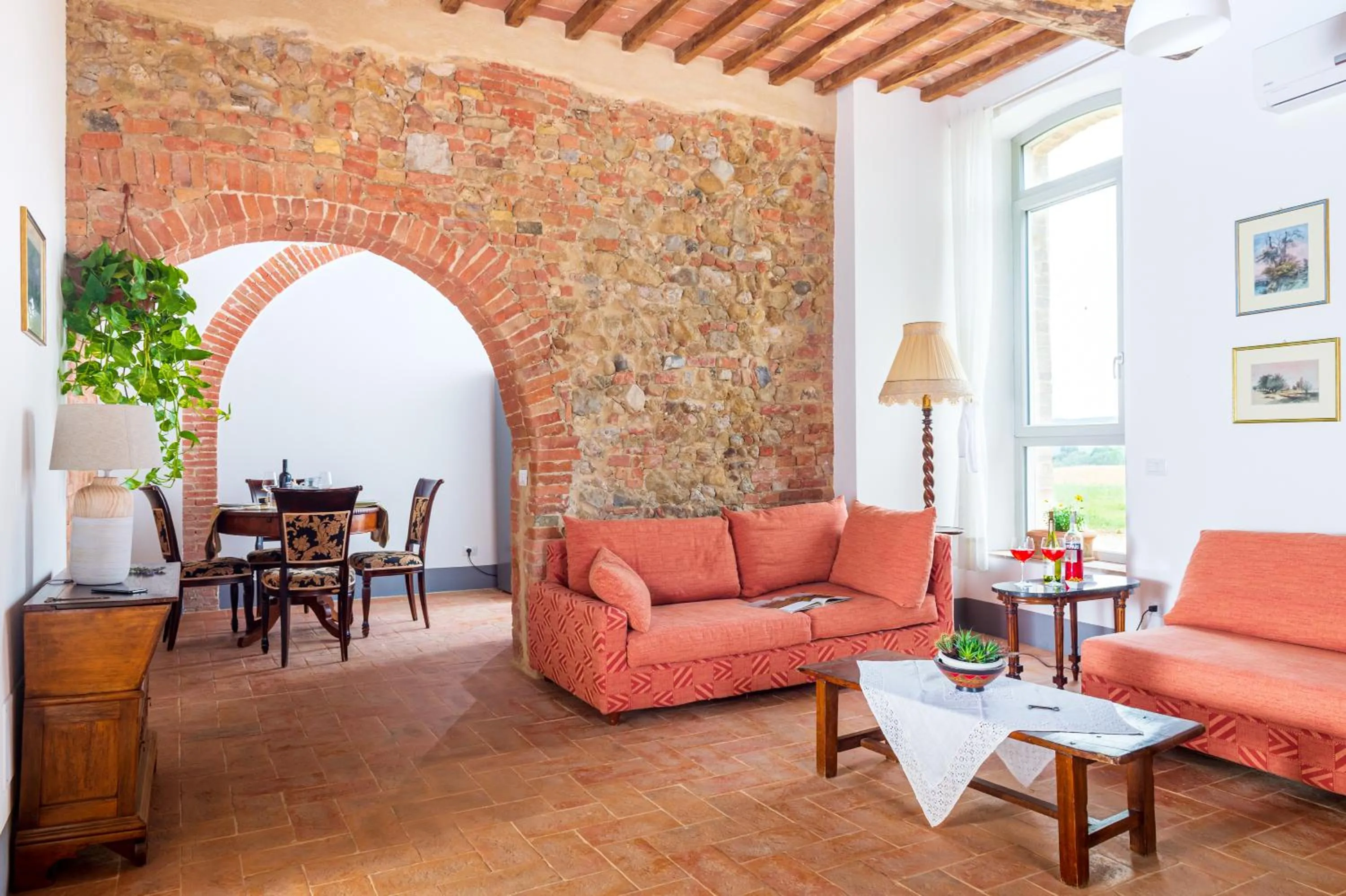Living room in Tenuta La Santissima