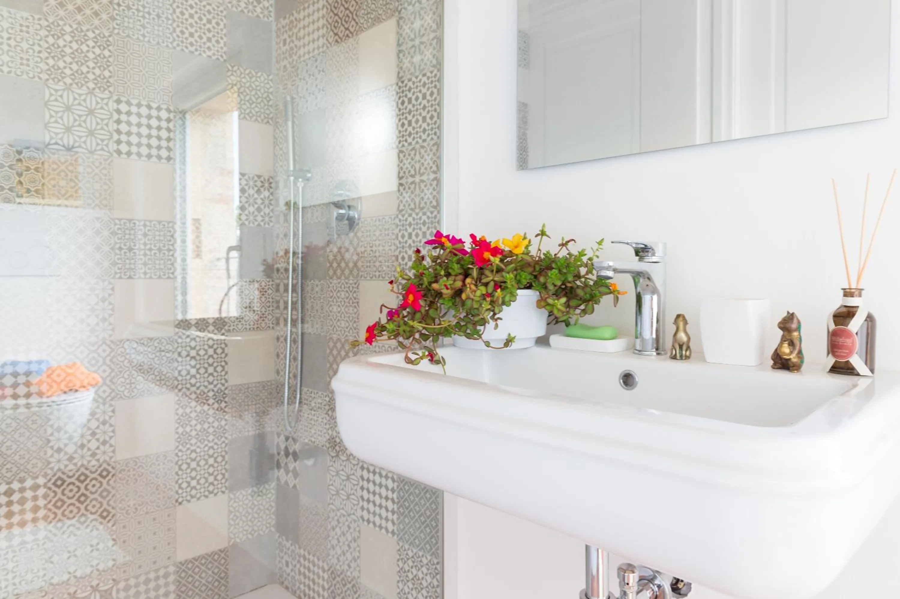 Shower in Tenuta La Santissima