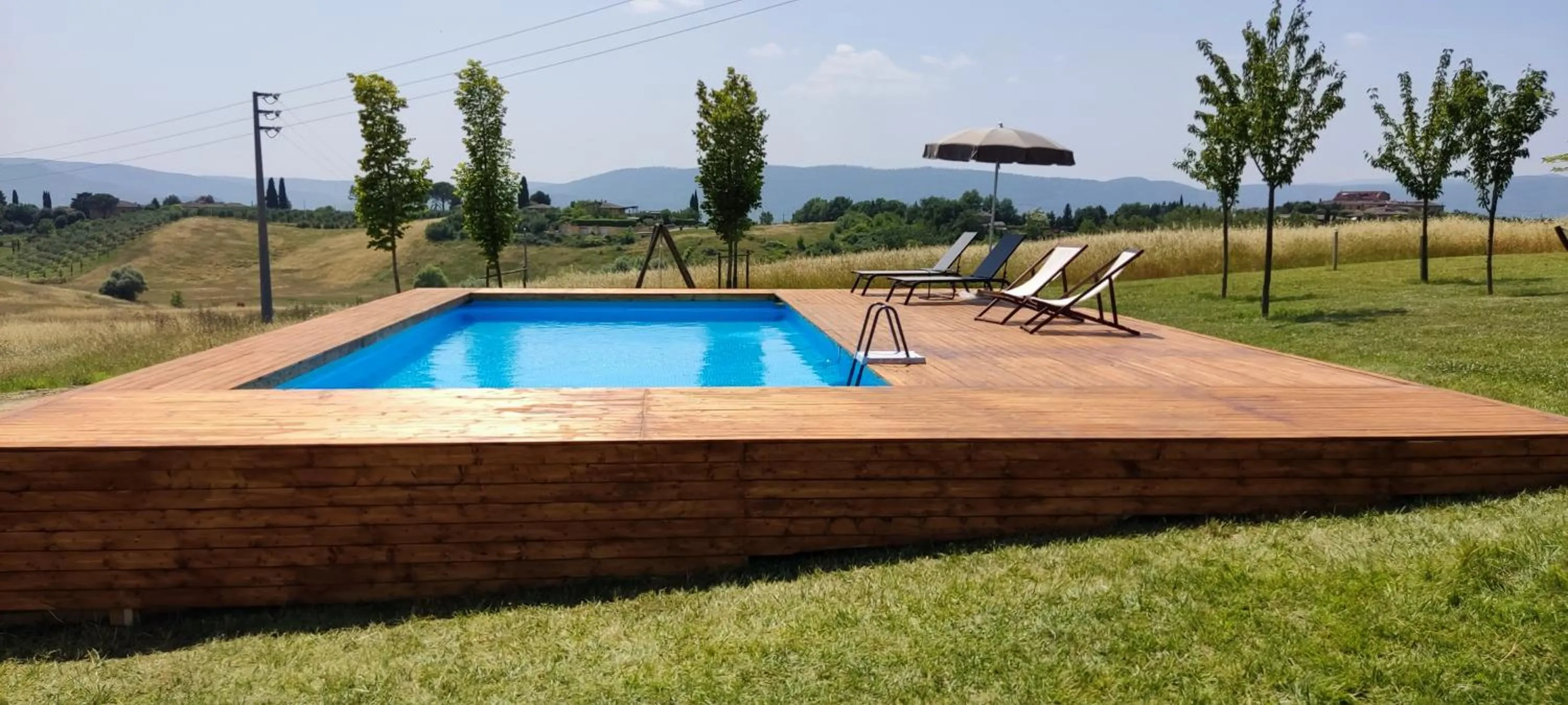 Swimming pool in Tenuta La Santissima