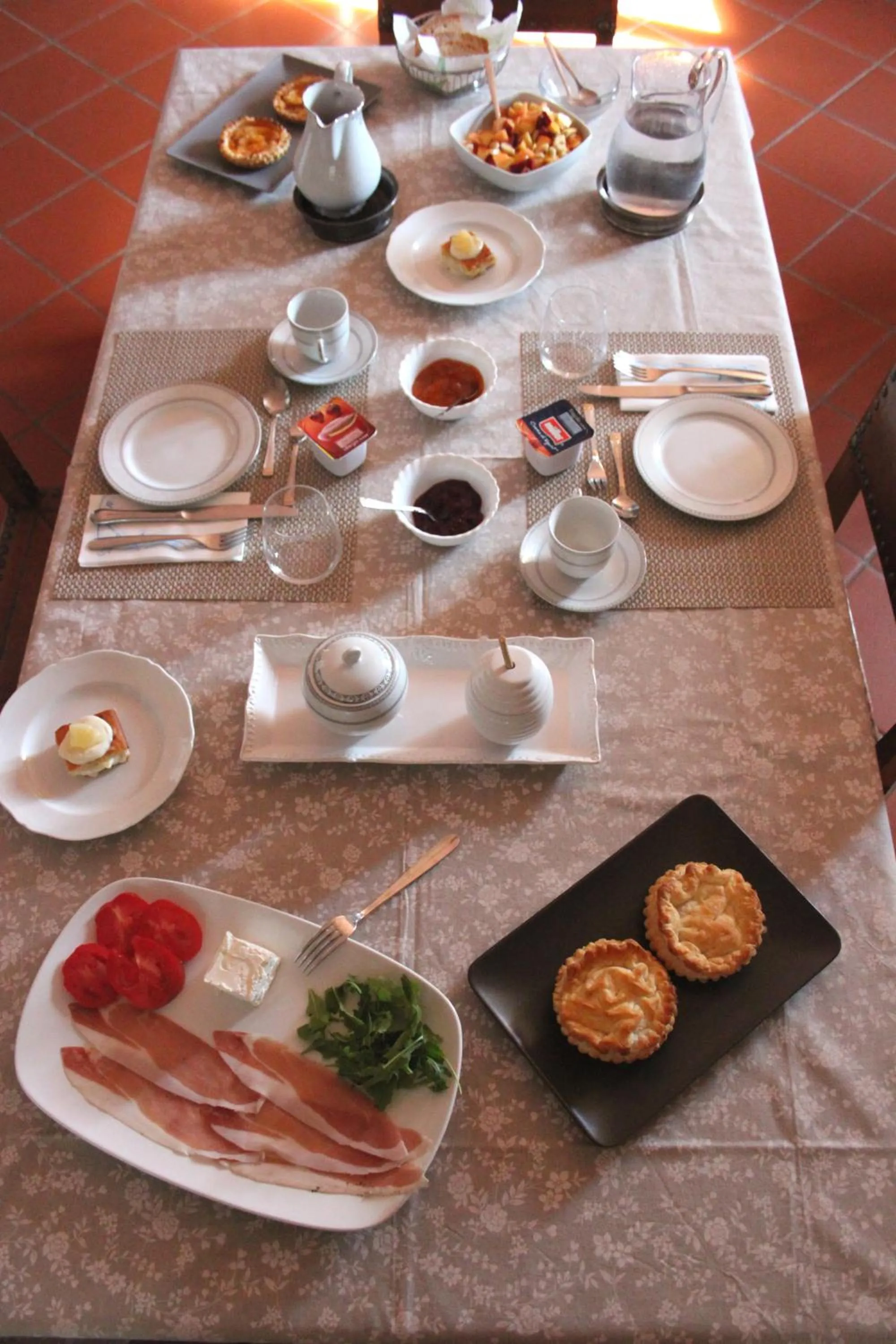 Food and drinks in Tenuta La Santissima