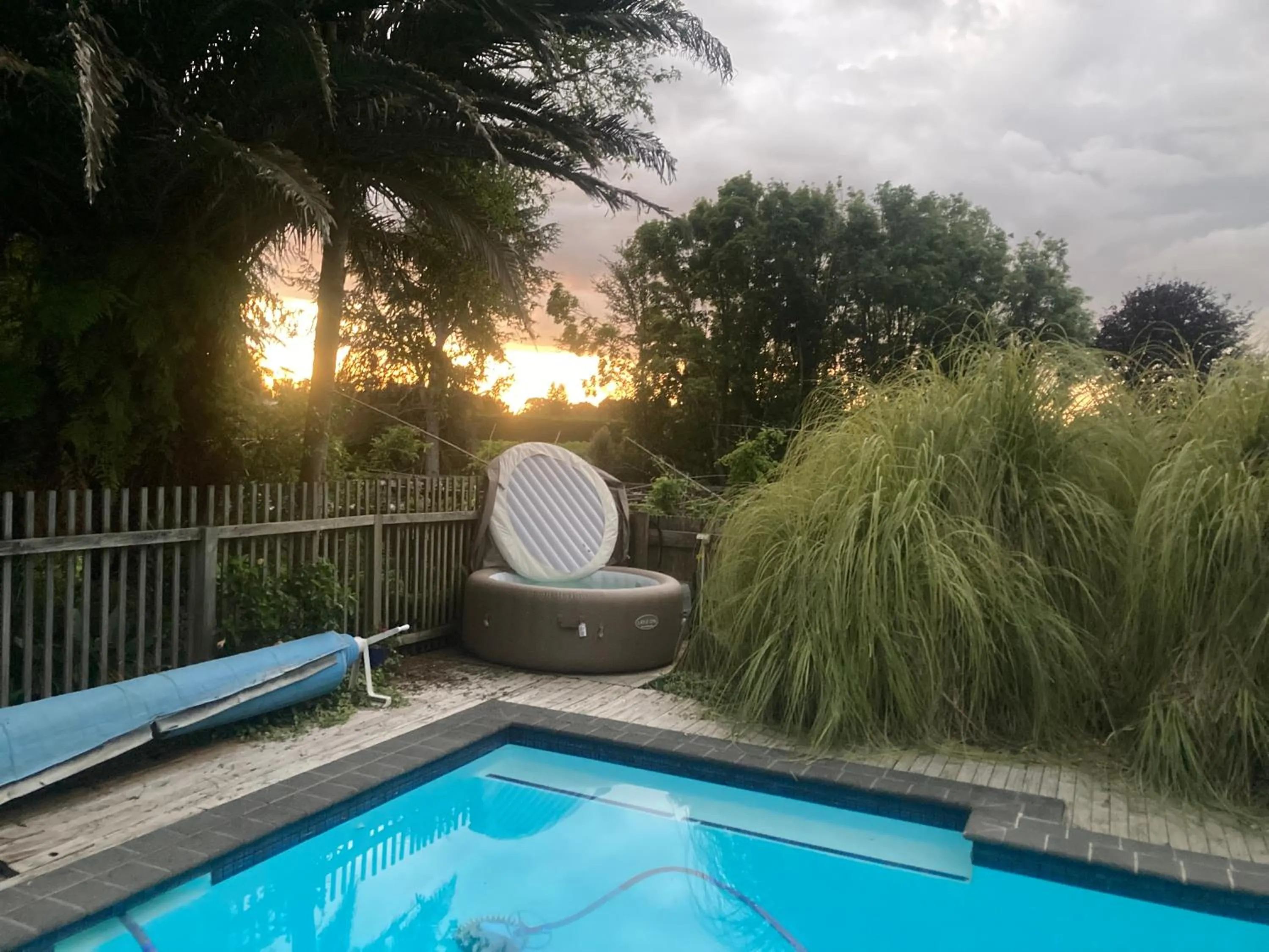 Swimming pool in English Cherry Tree Manor