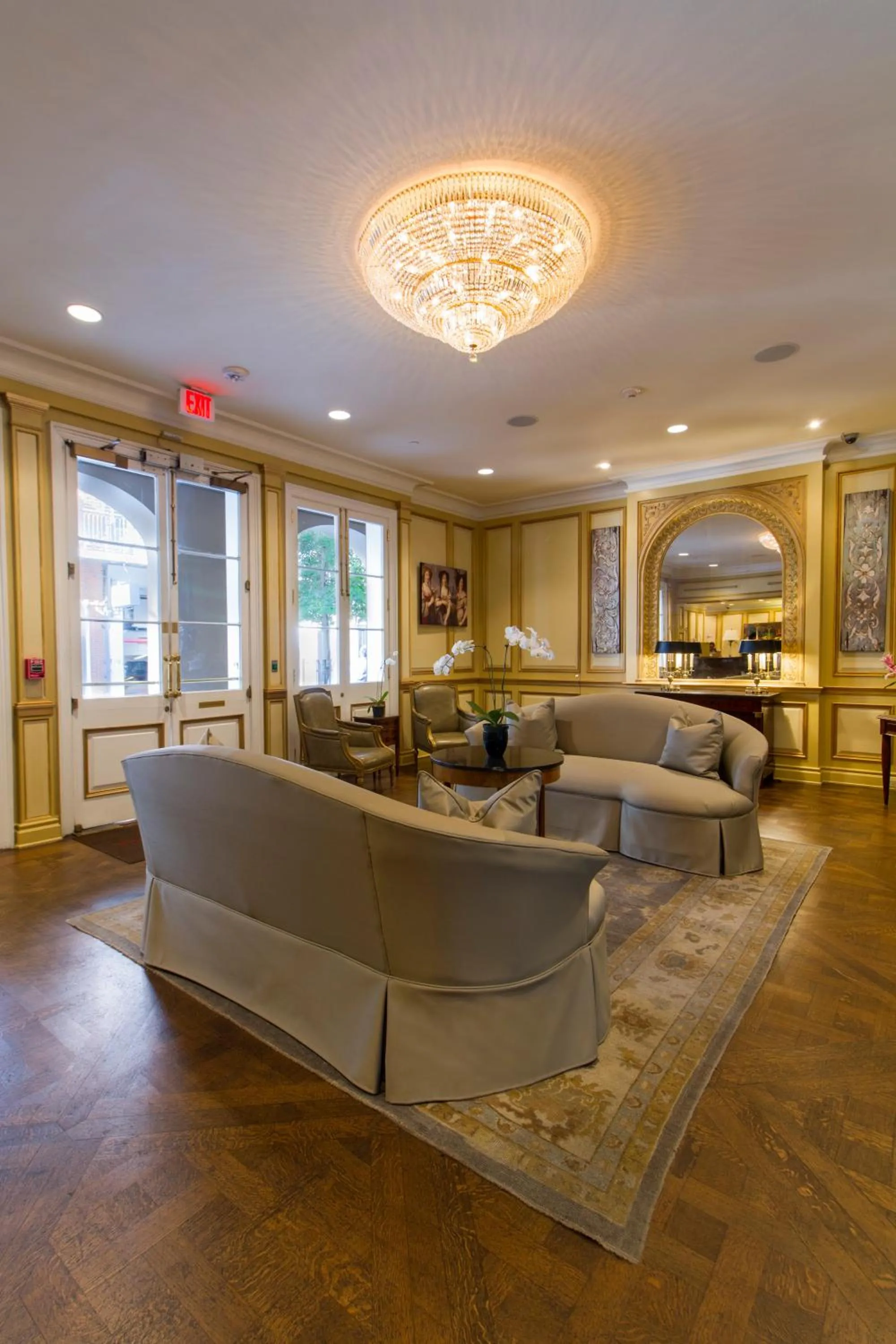 Lobby or reception in Hotel Mazarin