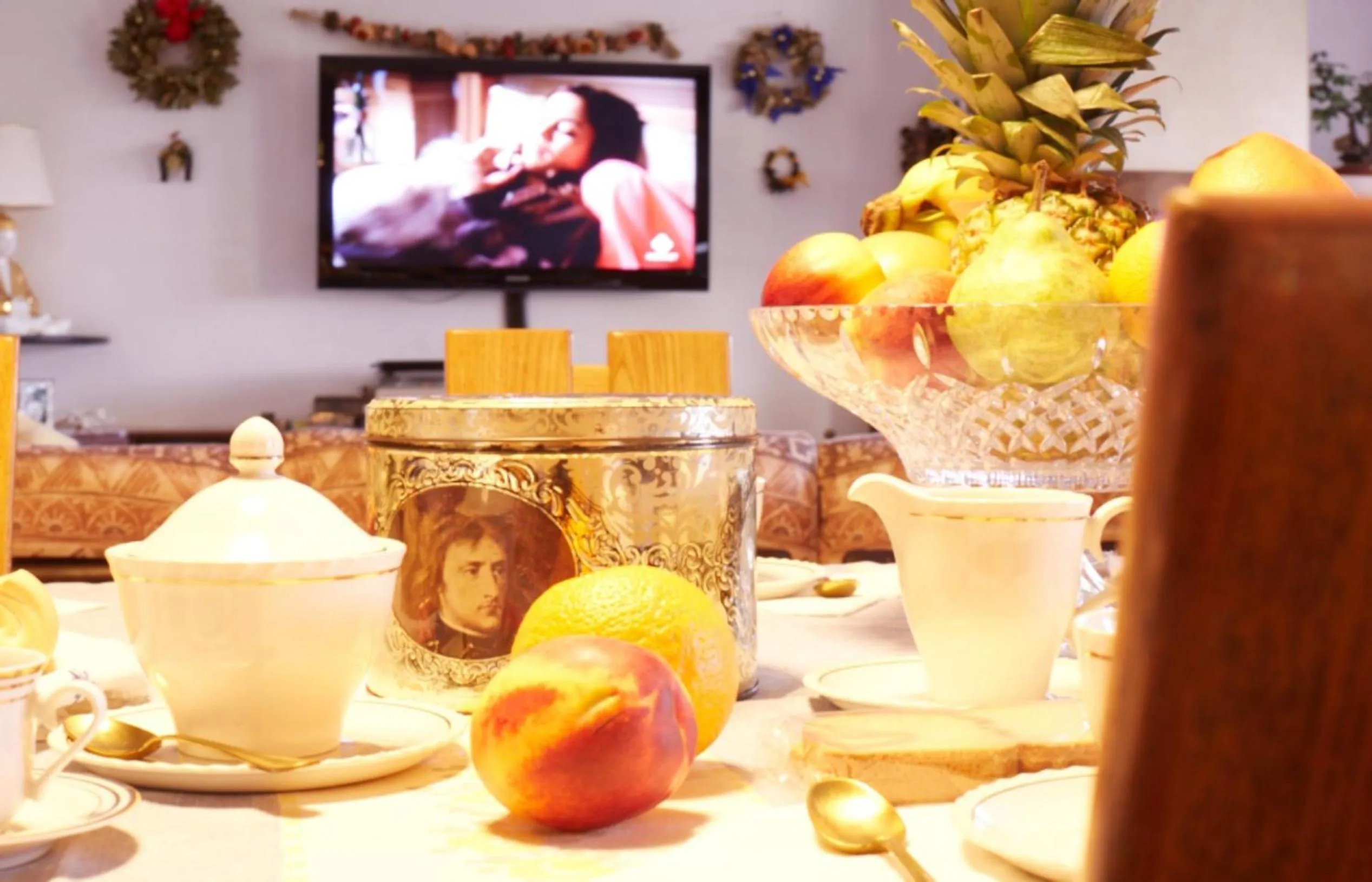 Communal lounge/ TV room in B&B Le Tre Grazie