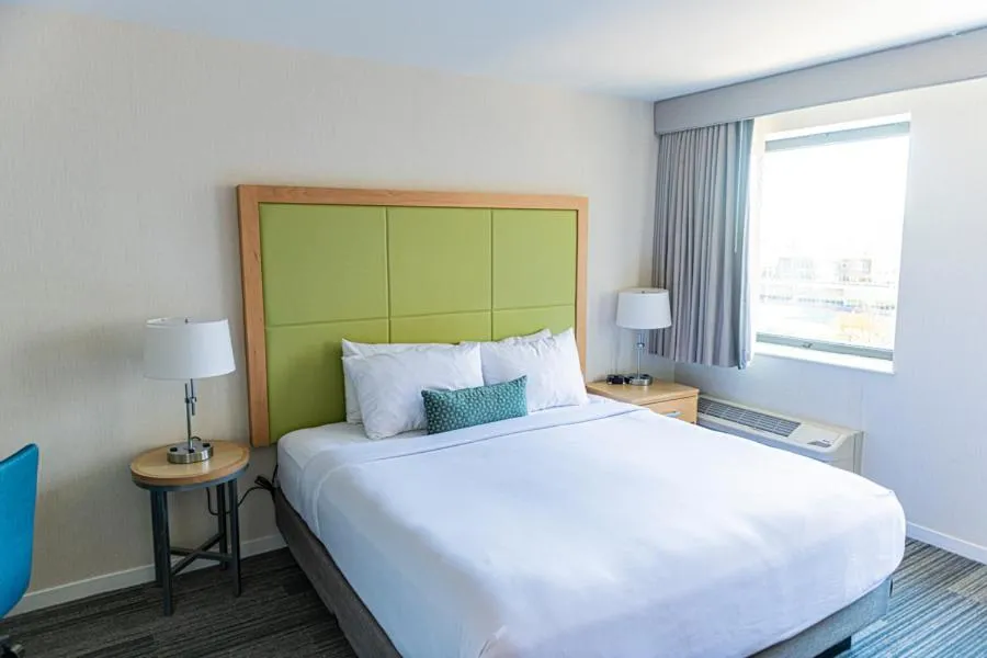 Bed in The Inn at Longwood Medical