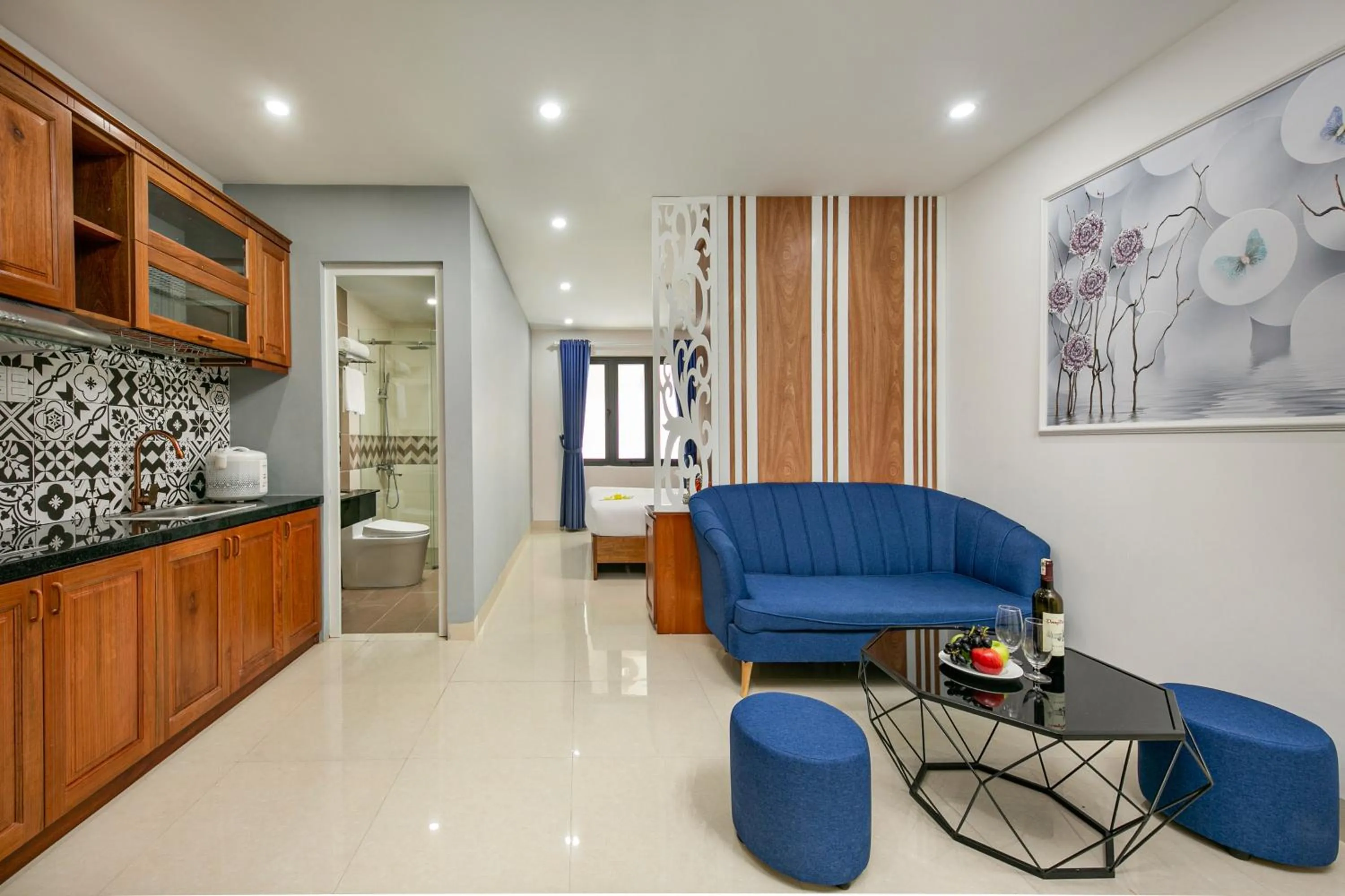 Living room in Sea Swan Apartment and Hotel