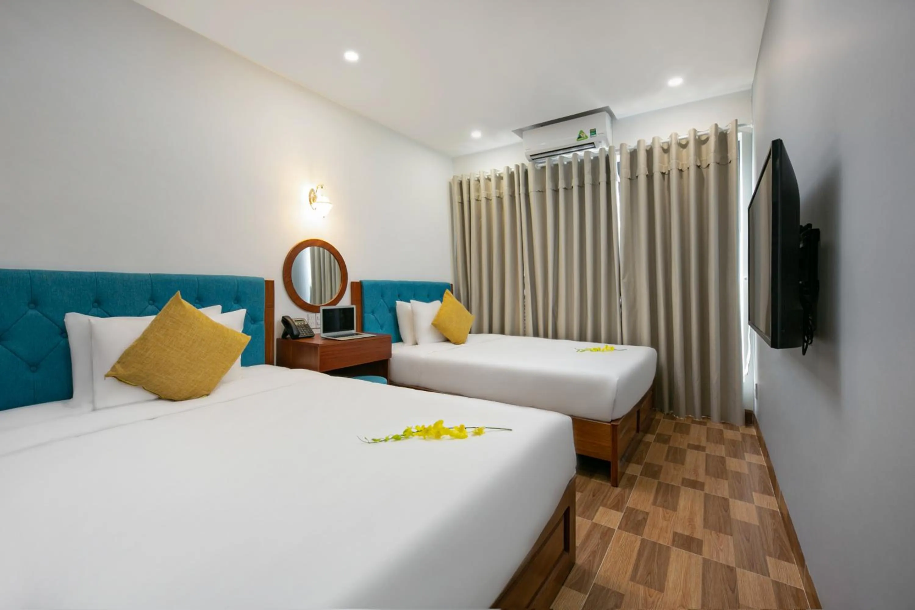 Bed in Sea Swan Apartment and Hotel