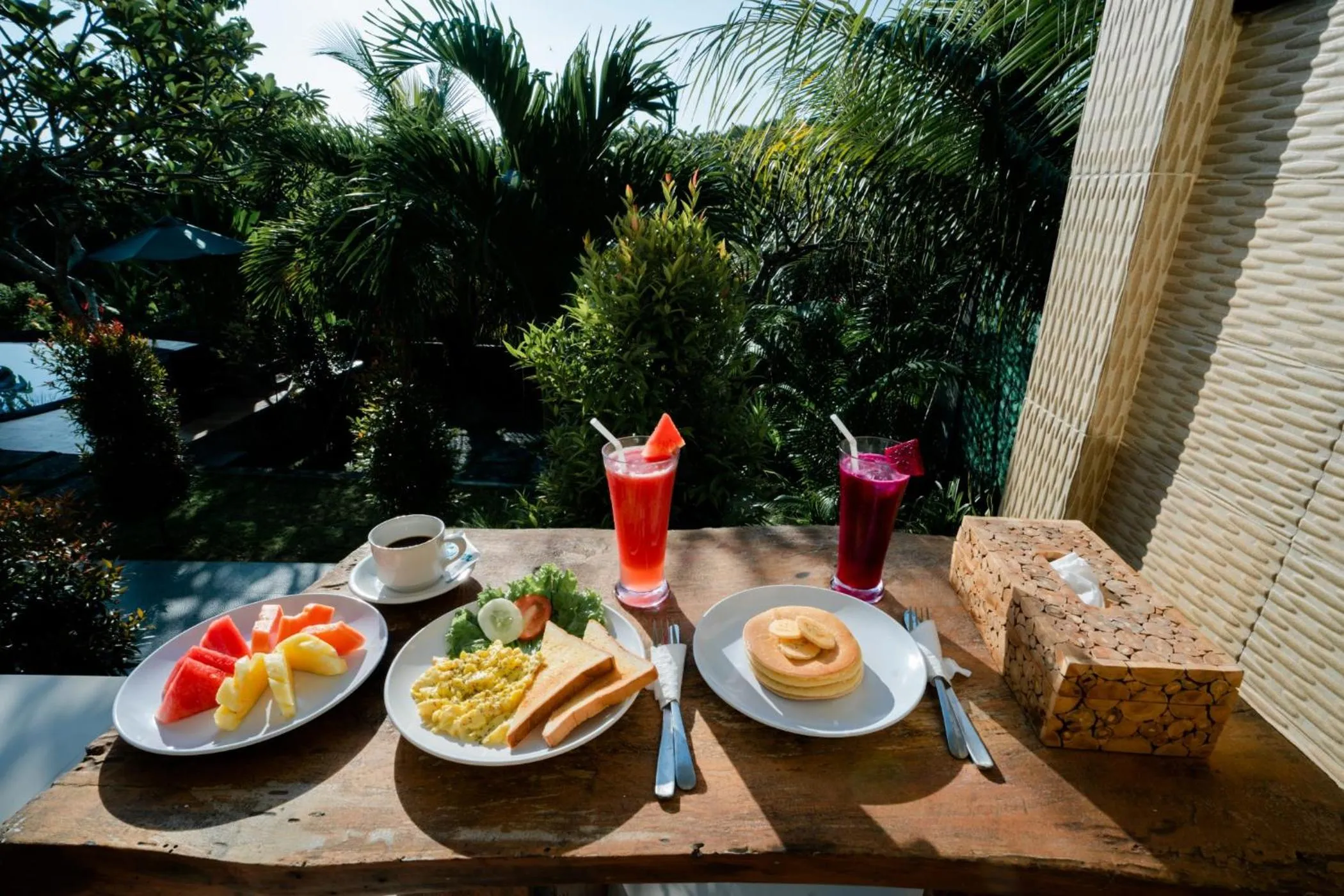 Breakfast in Arunika Cottage