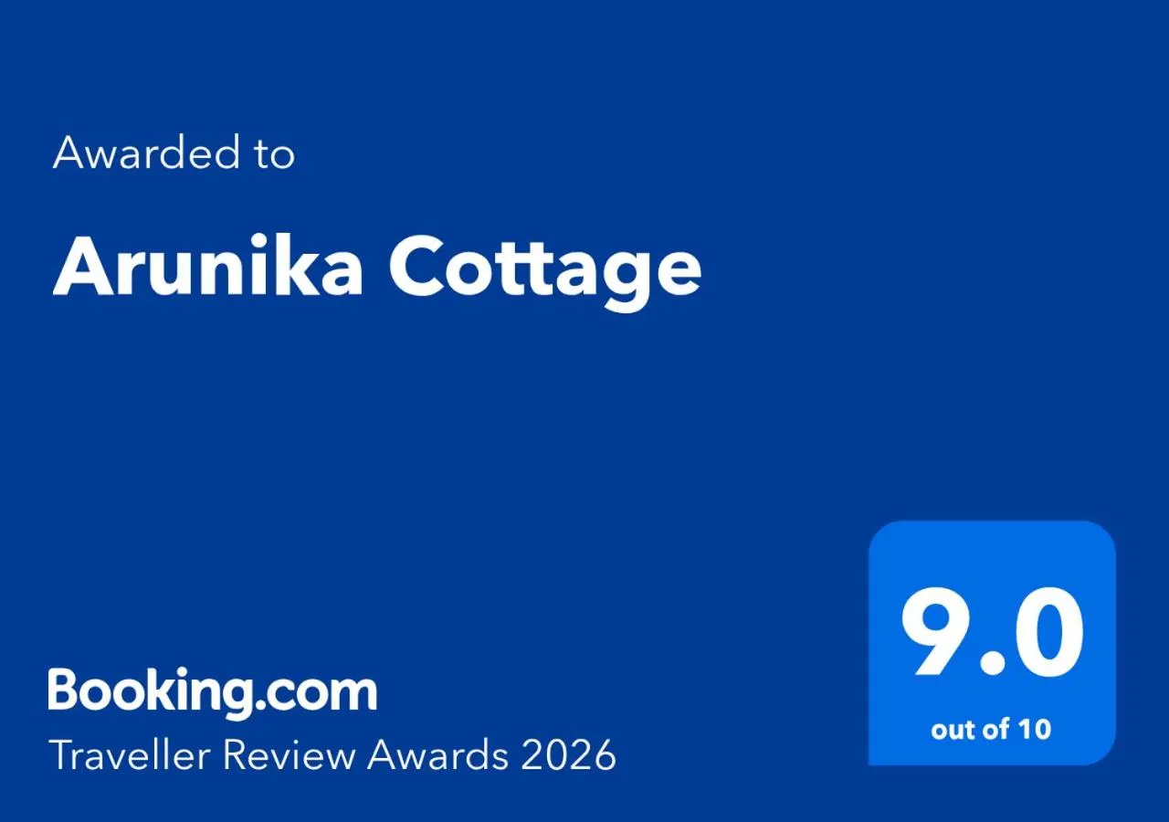 Certificate/Award in Arunika Cottage