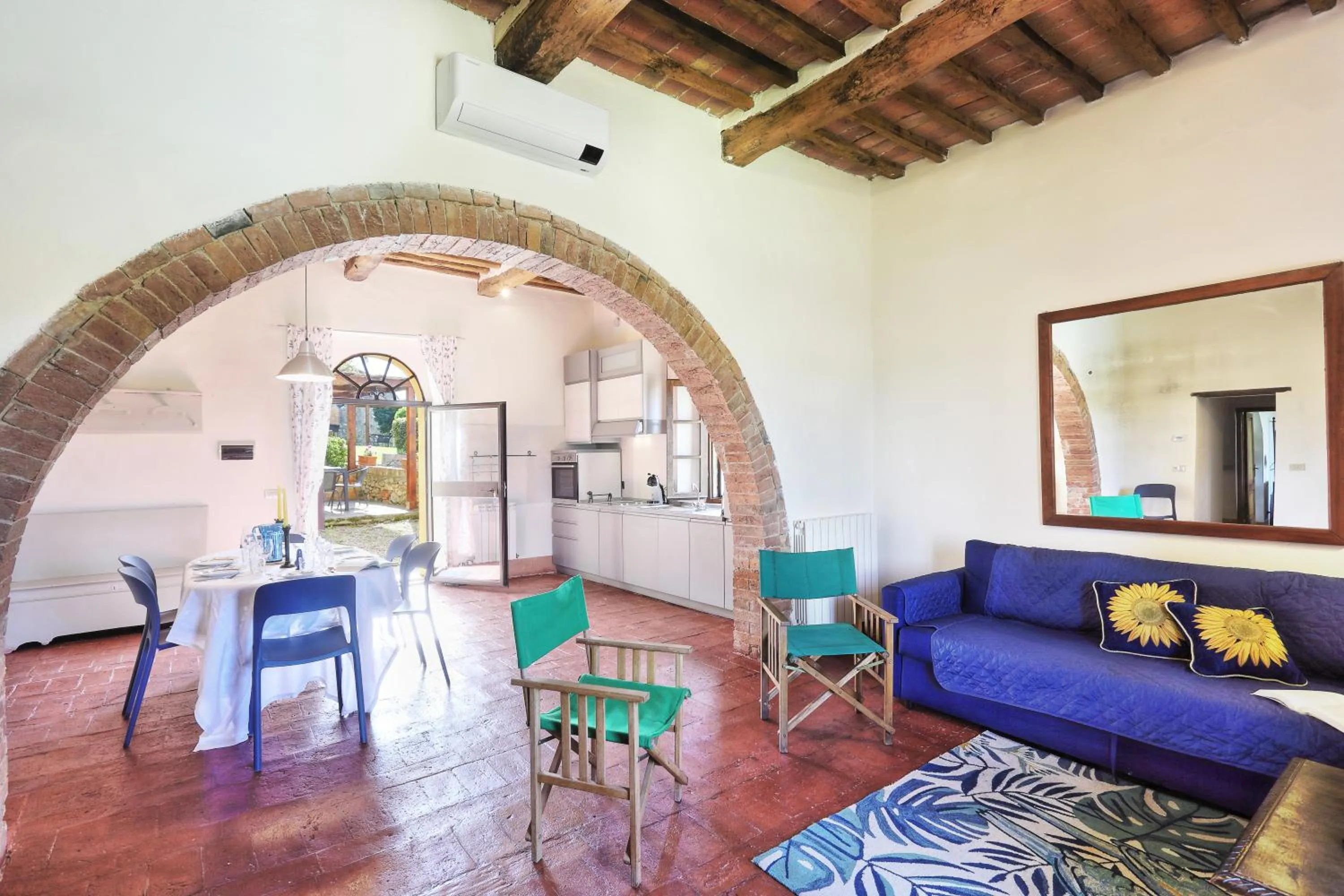 Living room in Appartamenti Villa e Fattoria di Radi Tuscany
