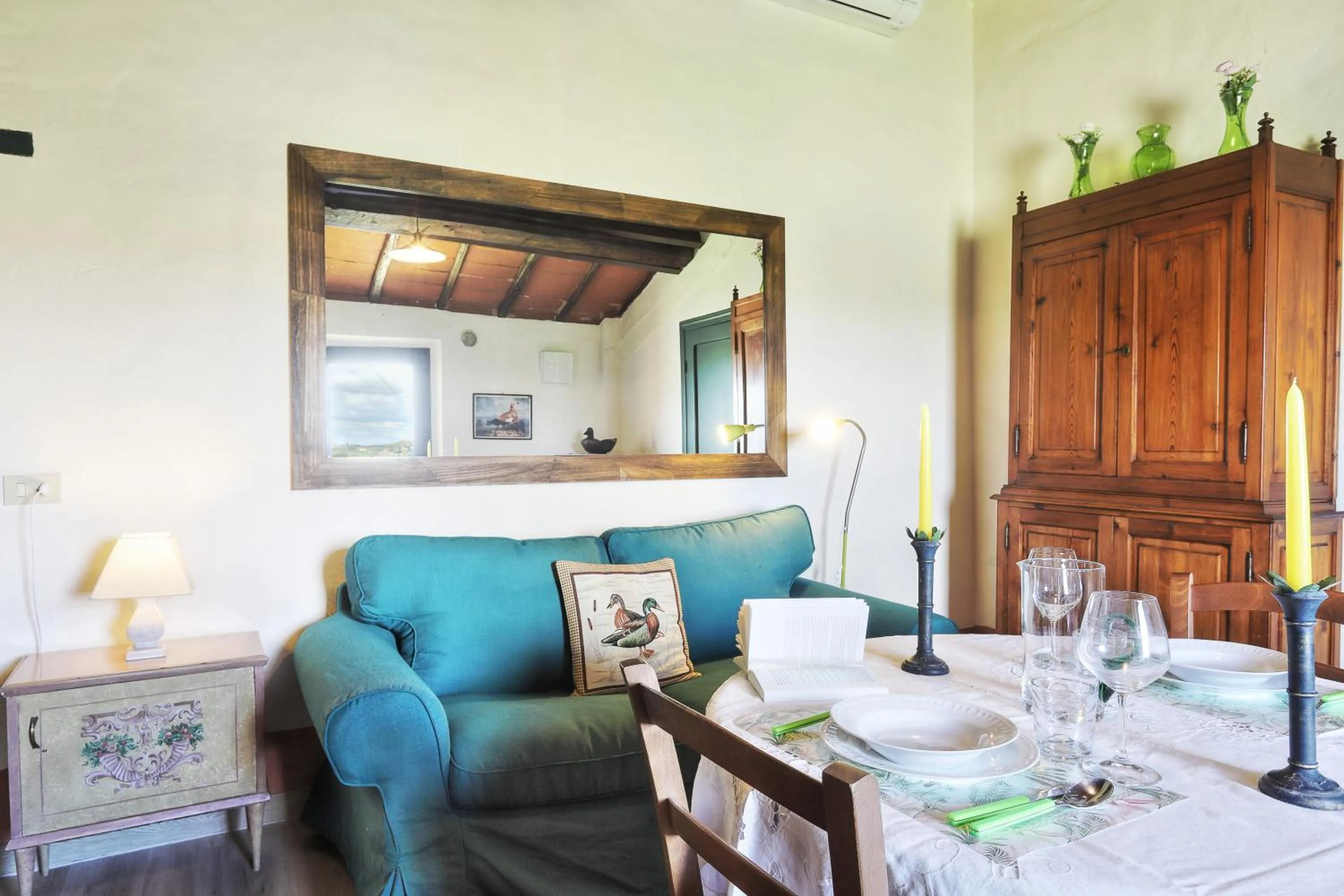 Living room in Appartamenti Villa e Fattoria di Radi Tuscany