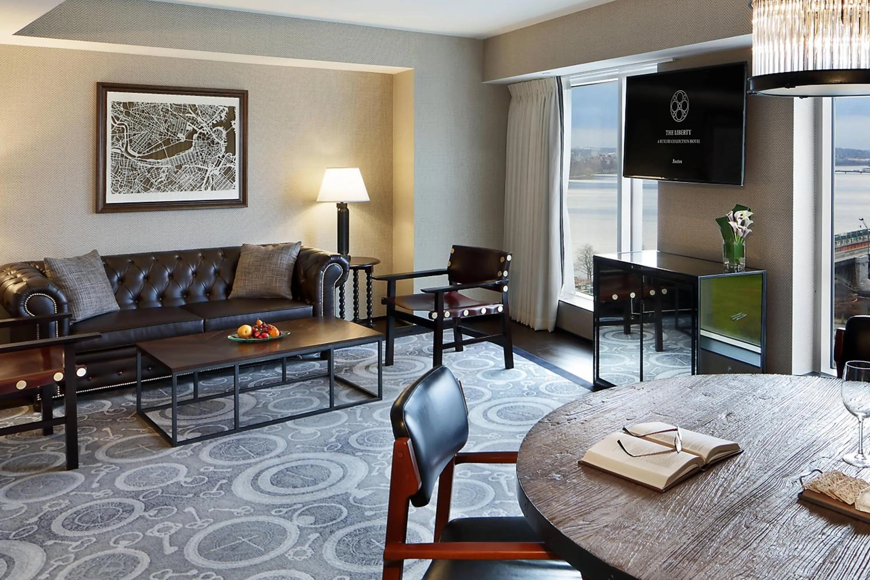 Living room in The Liberty, a Luxury Collection Hotel, Boston