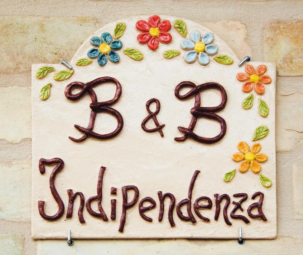 Decorative detail in B&B Indipendenza
