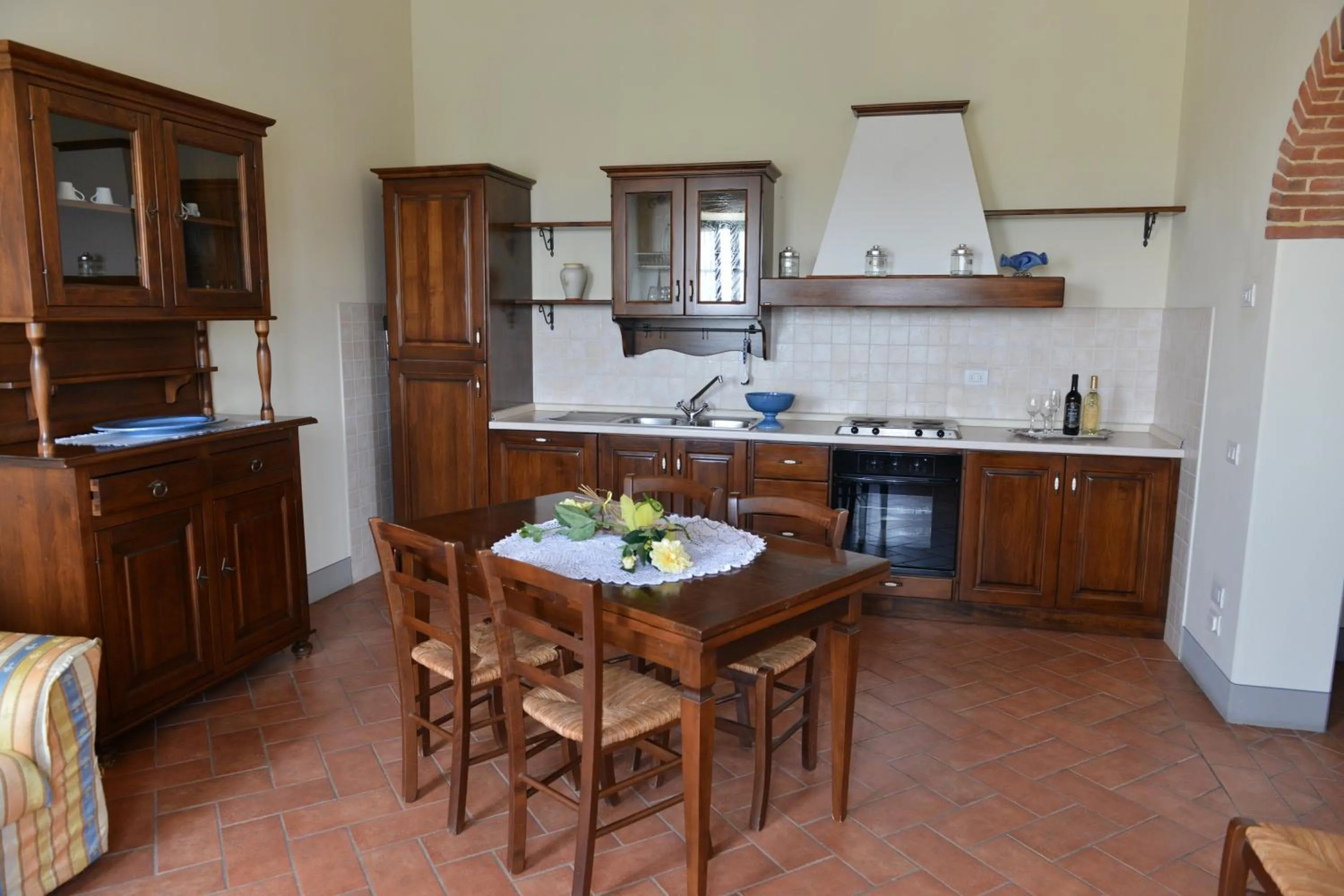 Kitchen or kitchenette in Agriturismo Musignano