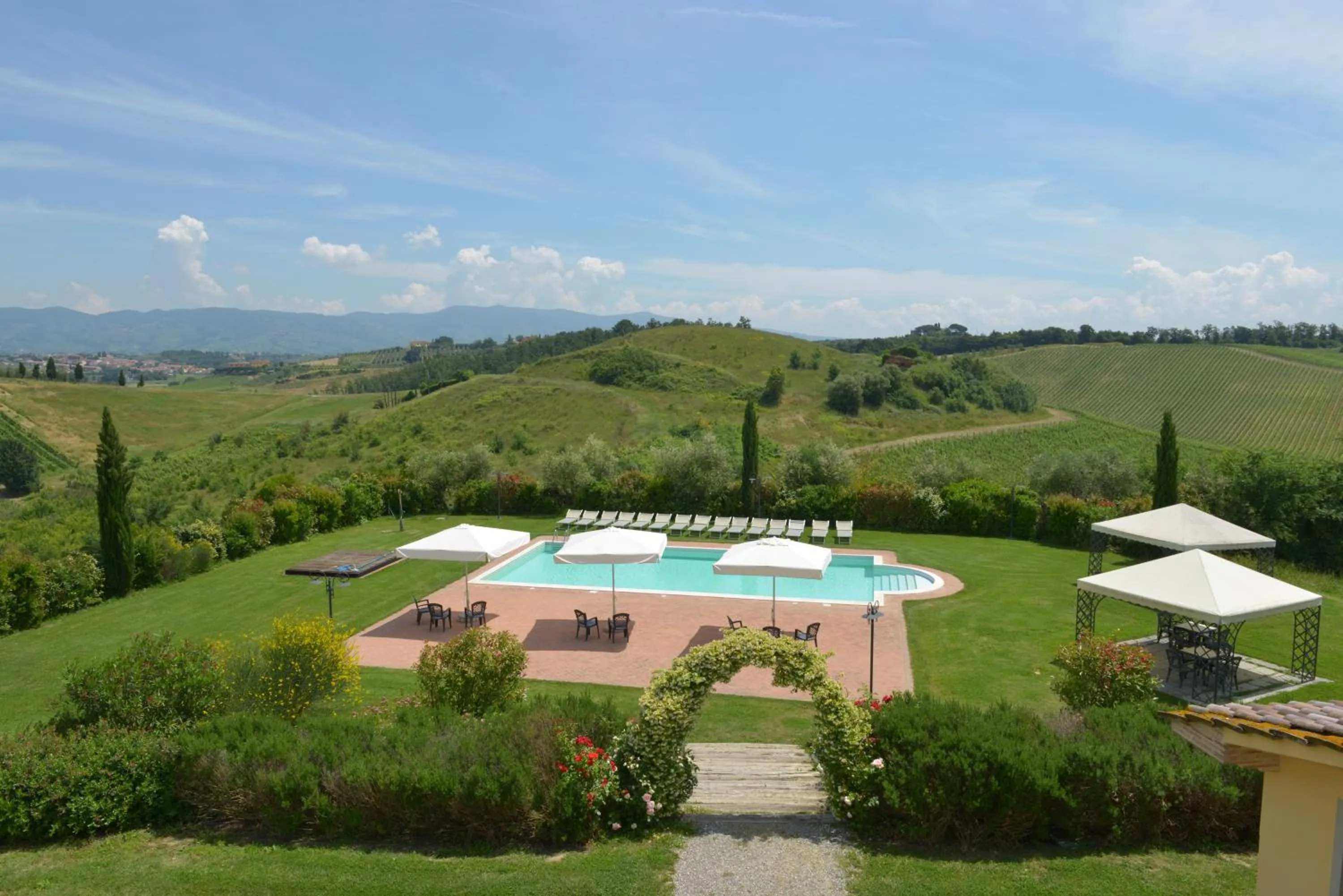 Swimming pool in Agriturismo Musignano