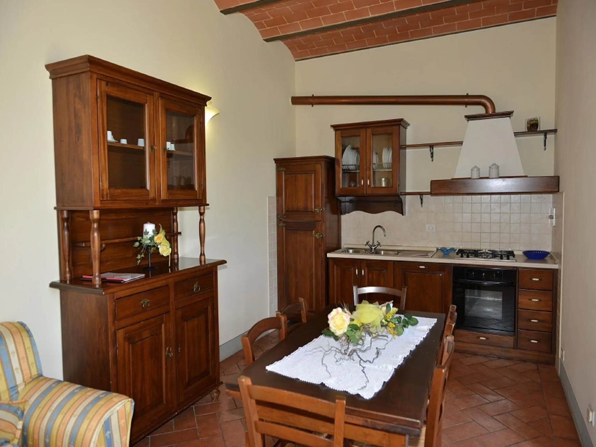 Kitchen or kitchenette in Agriturismo Musignano